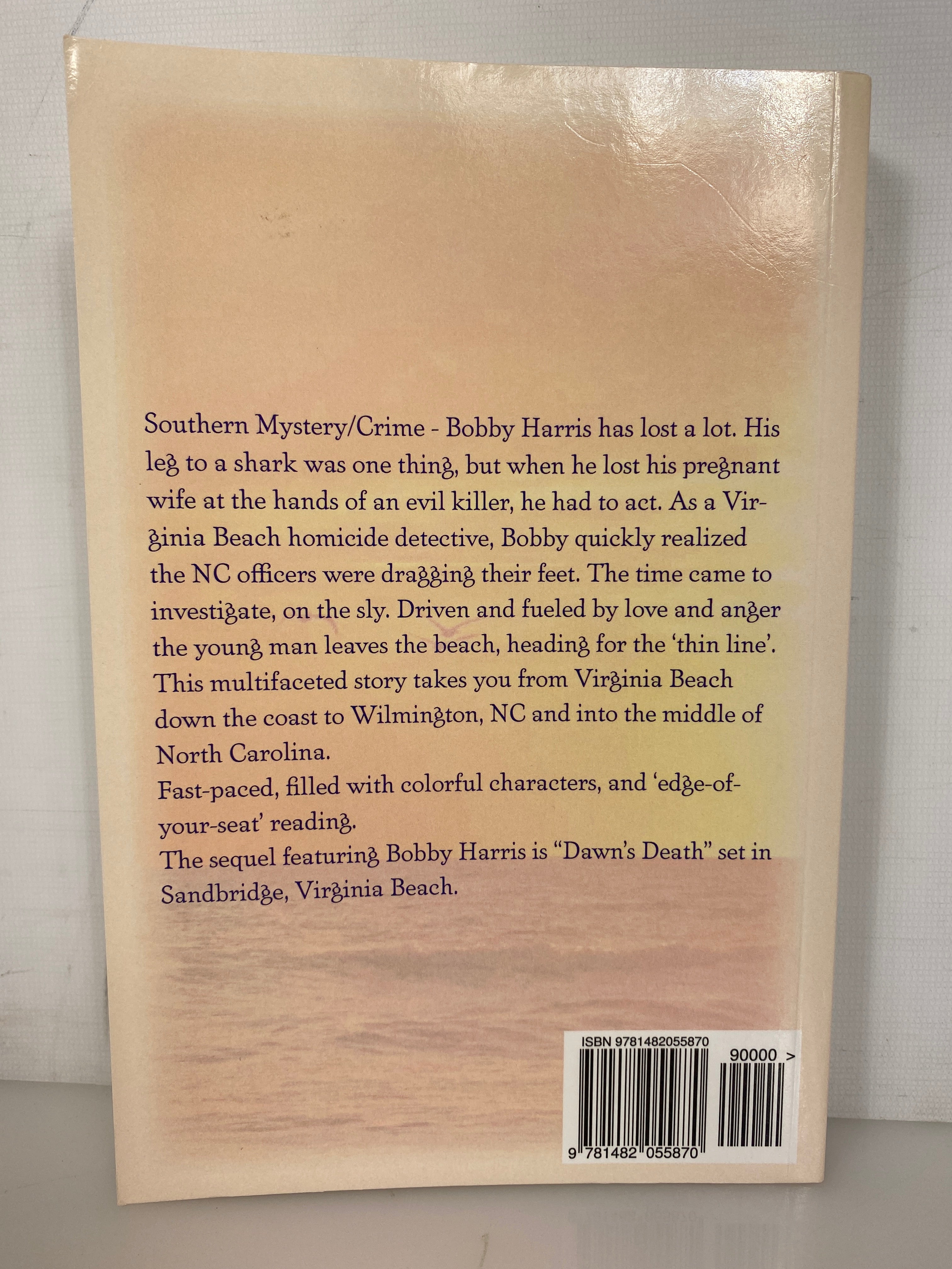 The Thin Line by Lee Carey 1999 1st PB Edition Inscribed by Author