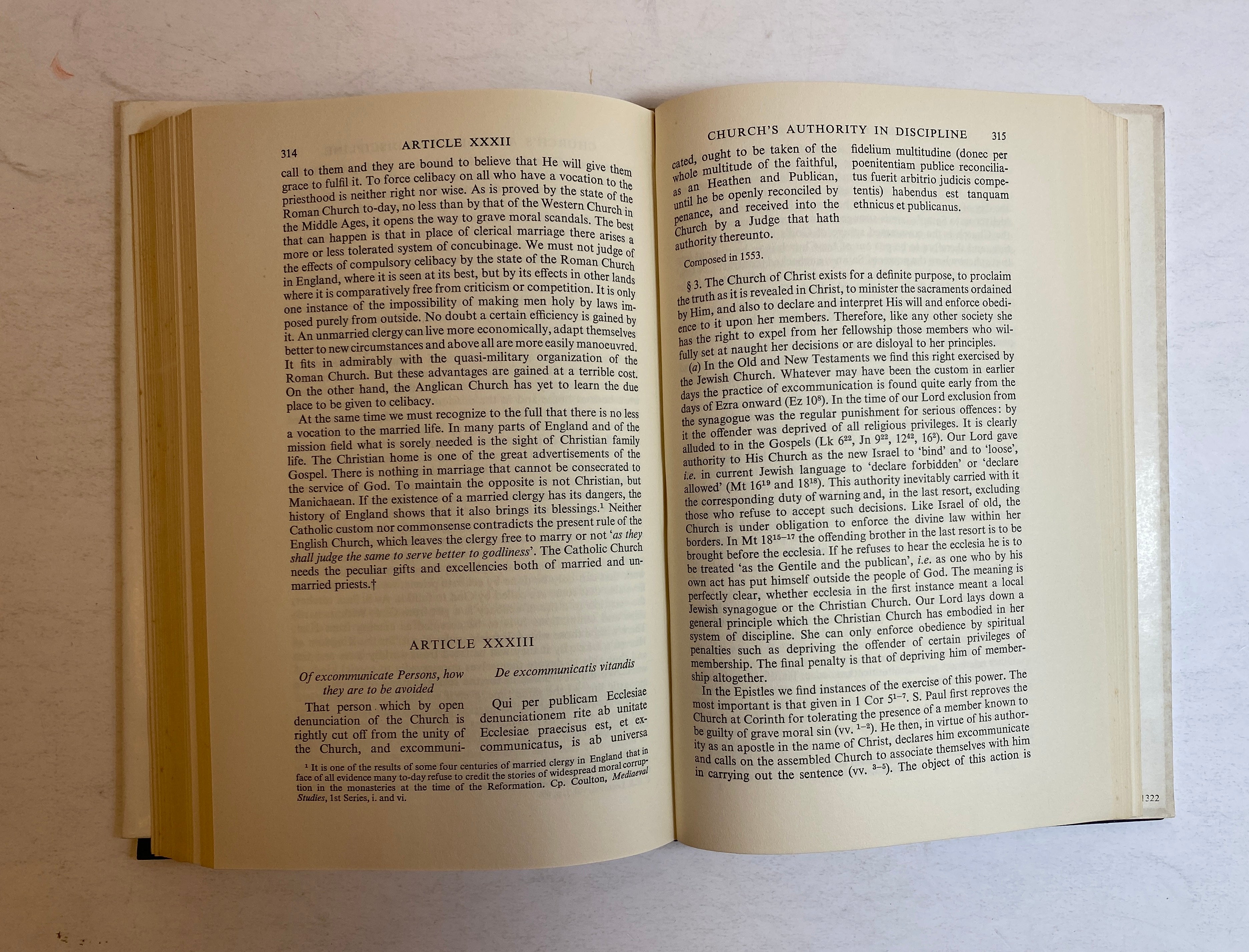 The Thirty-Nine Articles by E.J. Bicknell 1955 3rd Edition HC DJ