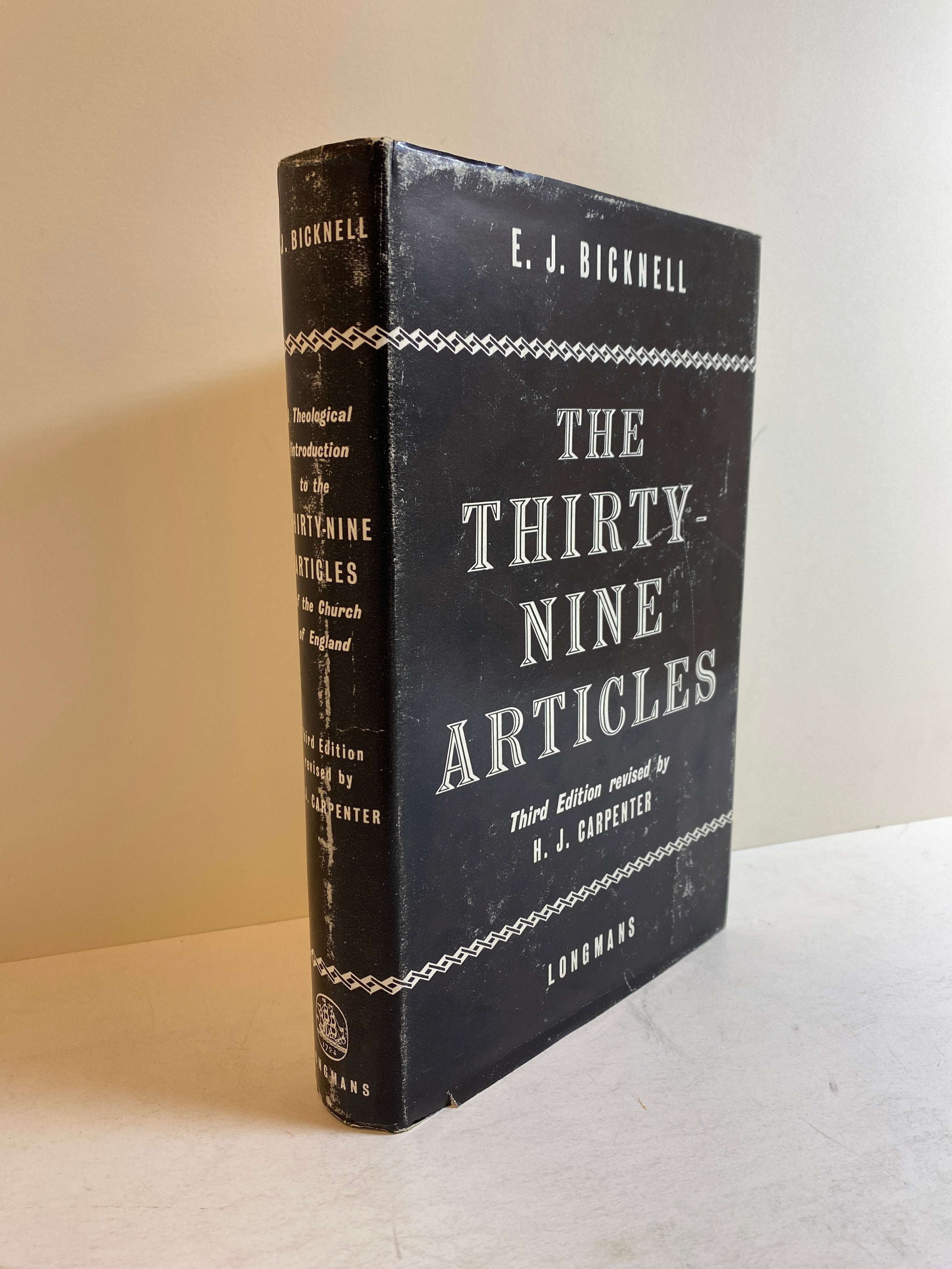 The Thirty-Nine Articles by E.J. Bicknell 1955 3rd Edition HC DJ