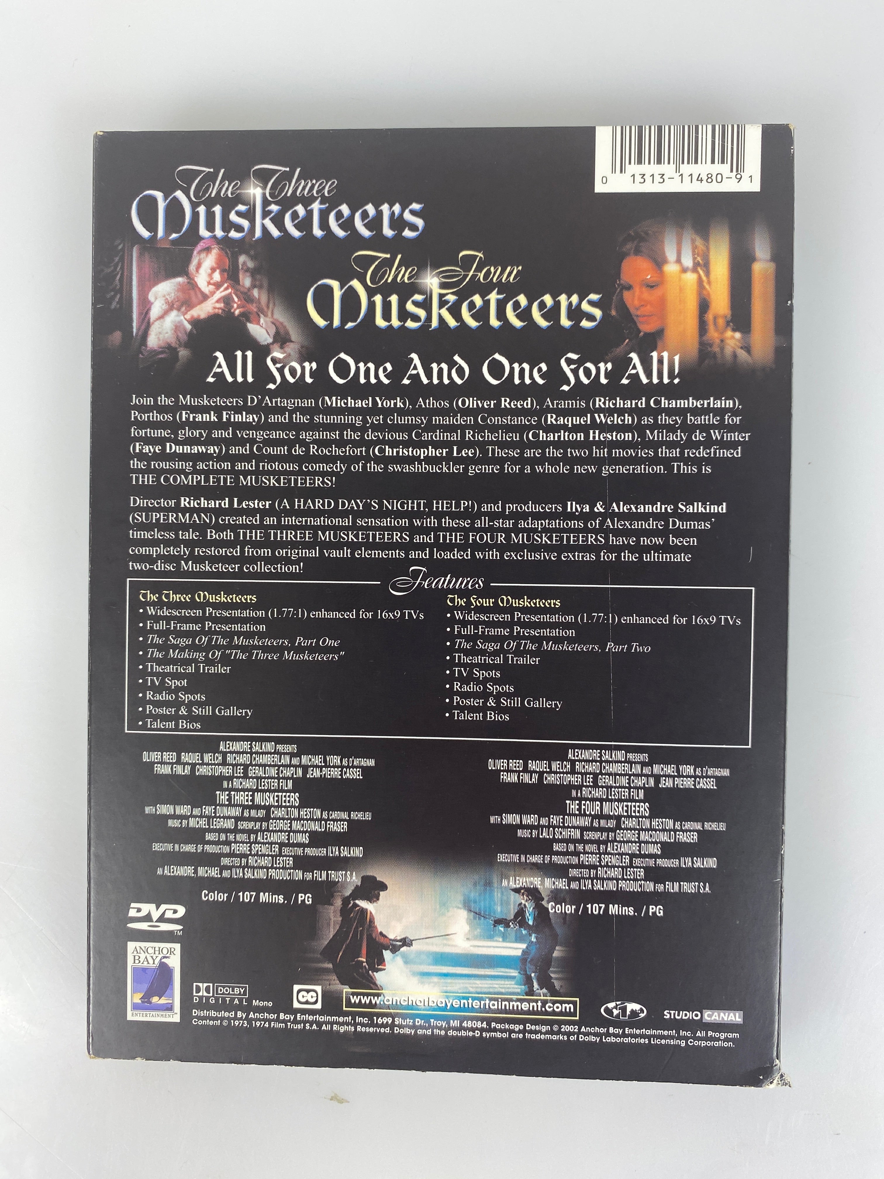 The Three/Four Musketeers DVD Box Set 1973-1974