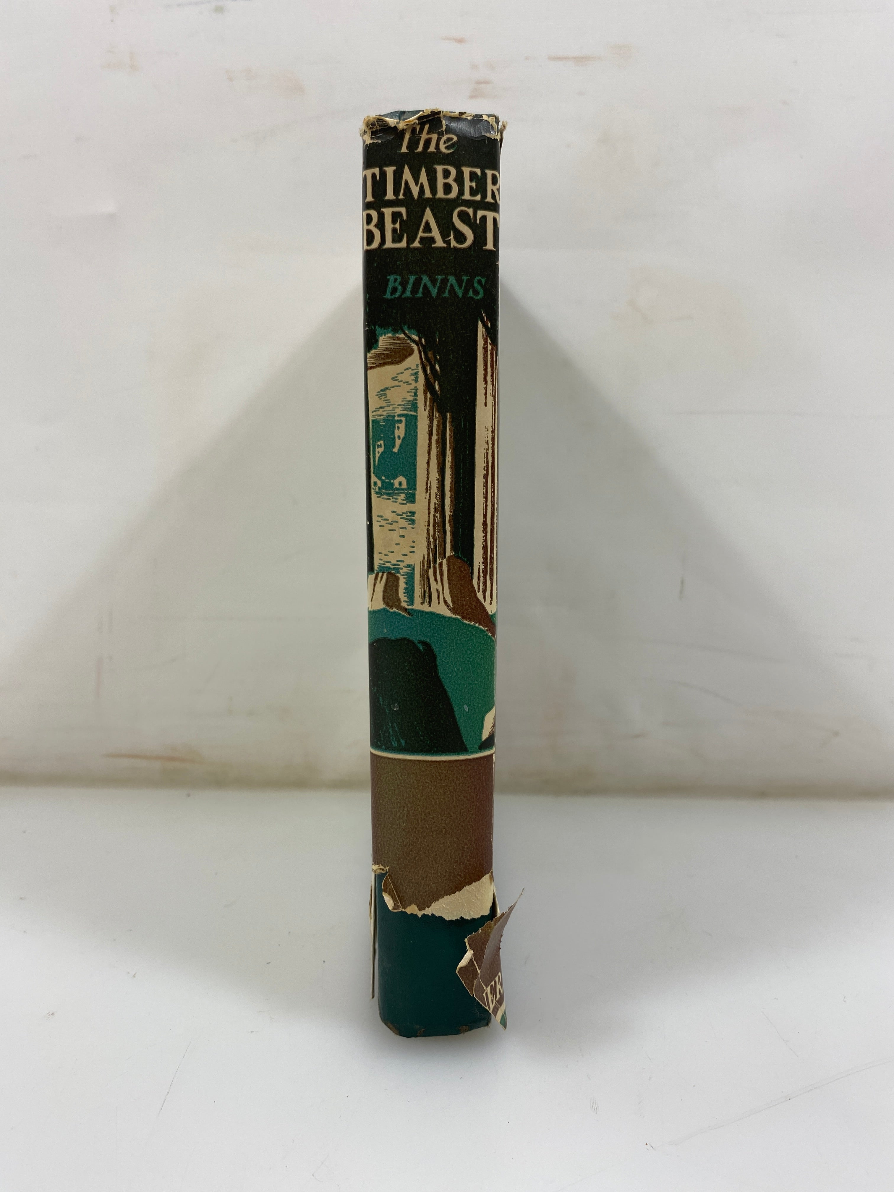 The Timber Beast by Binns 1944 HCDJ