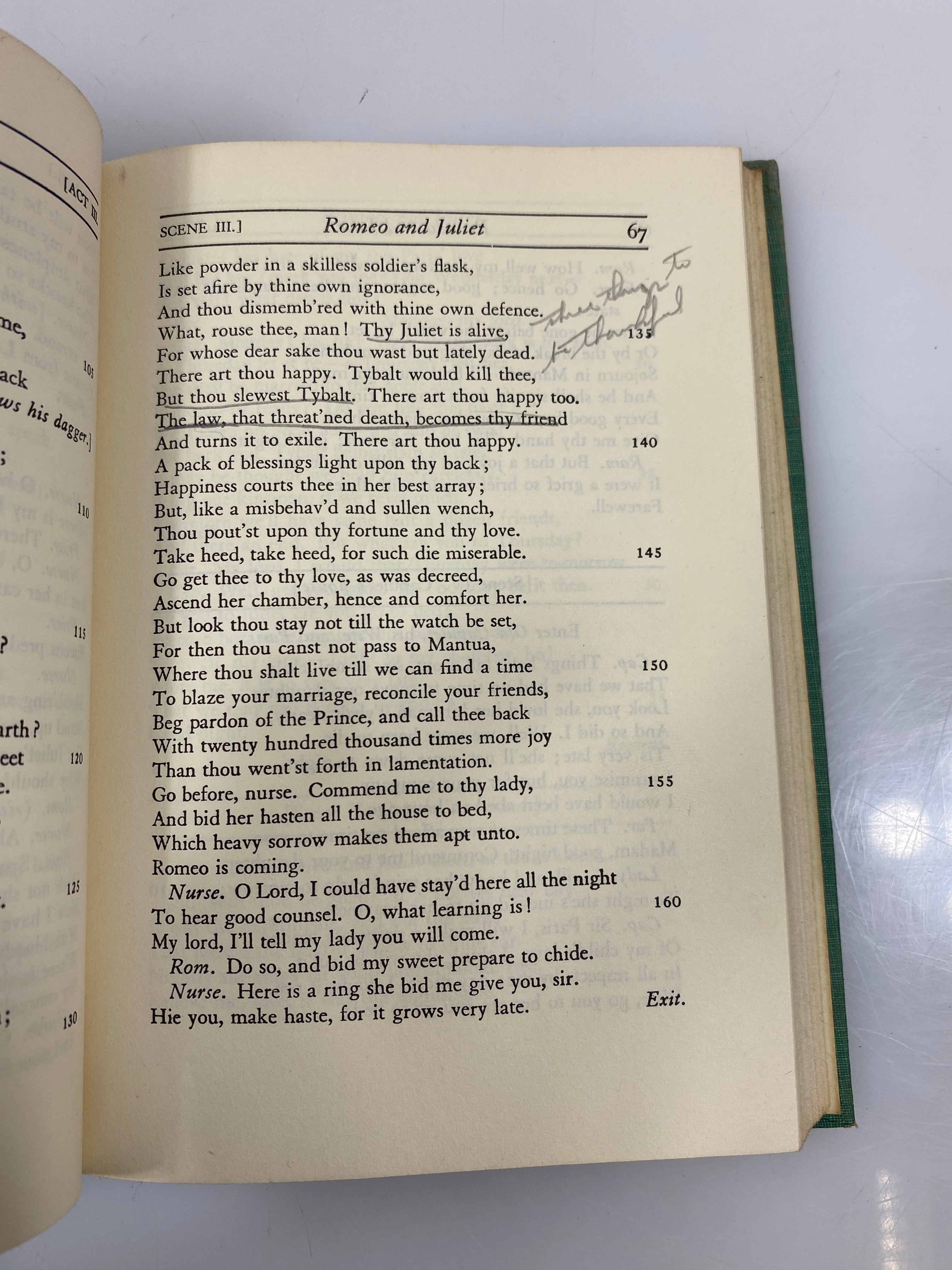 The Tragedy of Romeo and Juliet Shakespeare 1940 HC