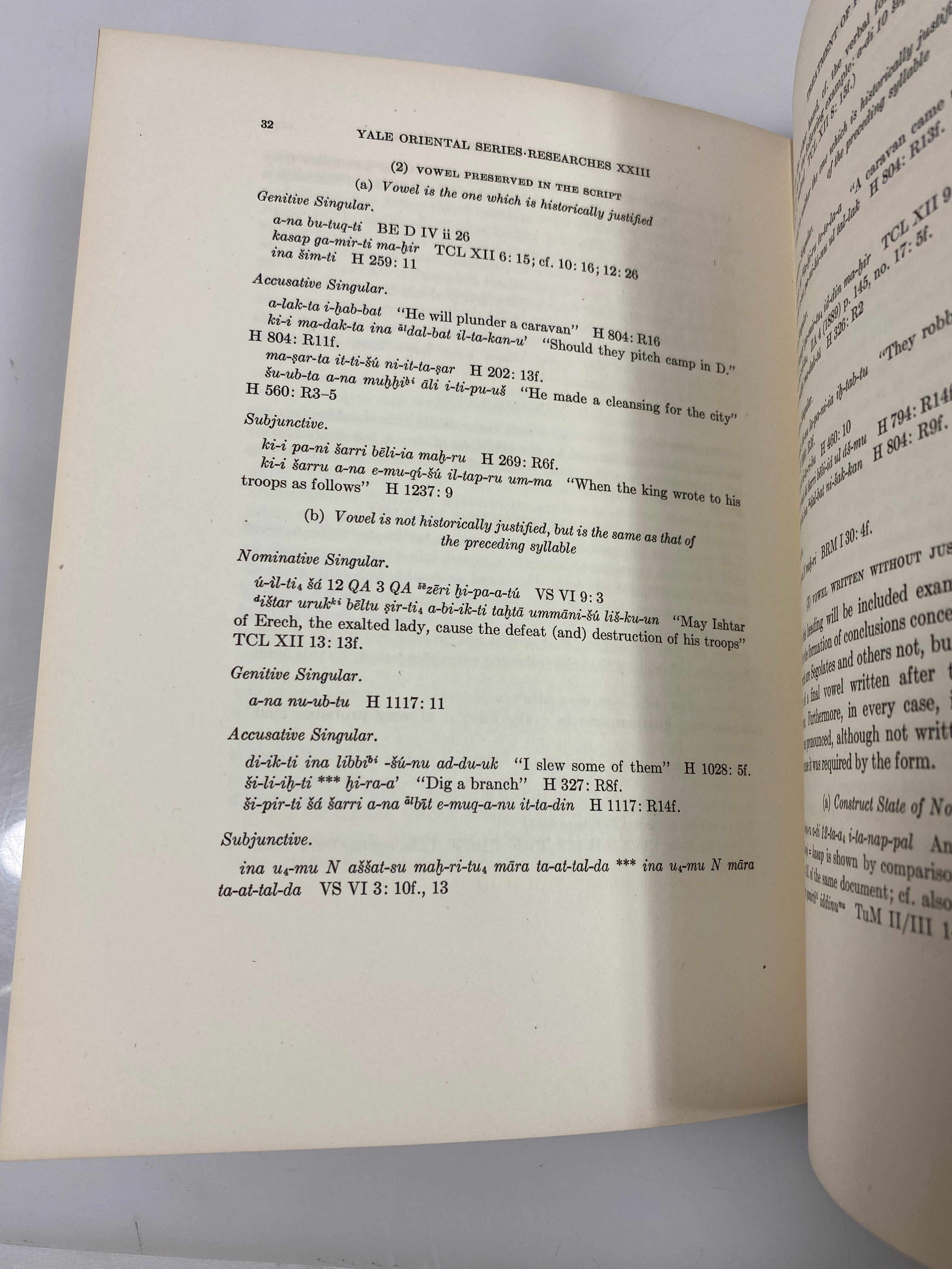 The Treatment of Final Vowels in Early Neo-Babylonian Ex-lib 1941 HC