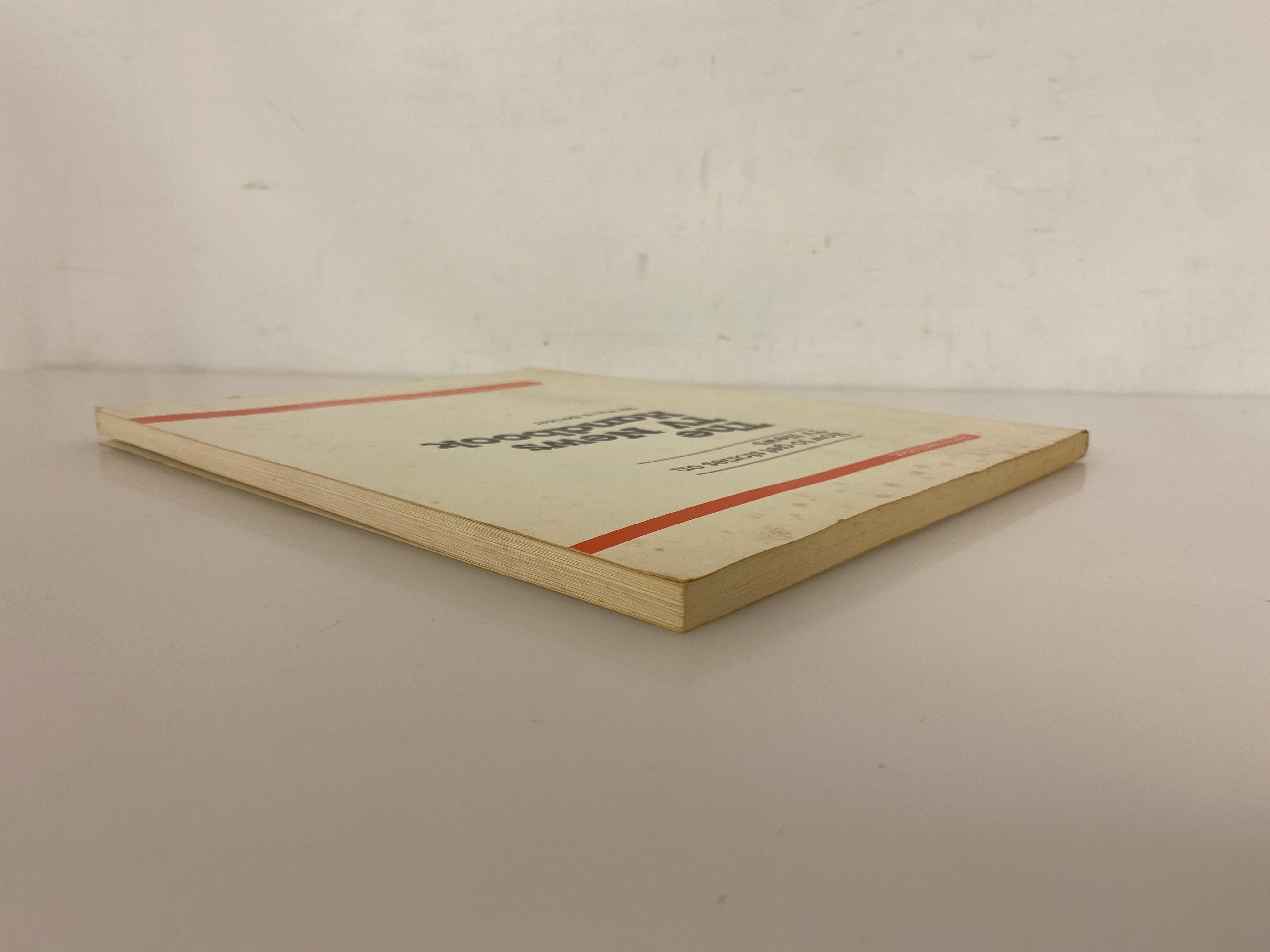 The TV News Handbook by Wm Becker How to Get Stories on TV News 1982 2nd Ed SC