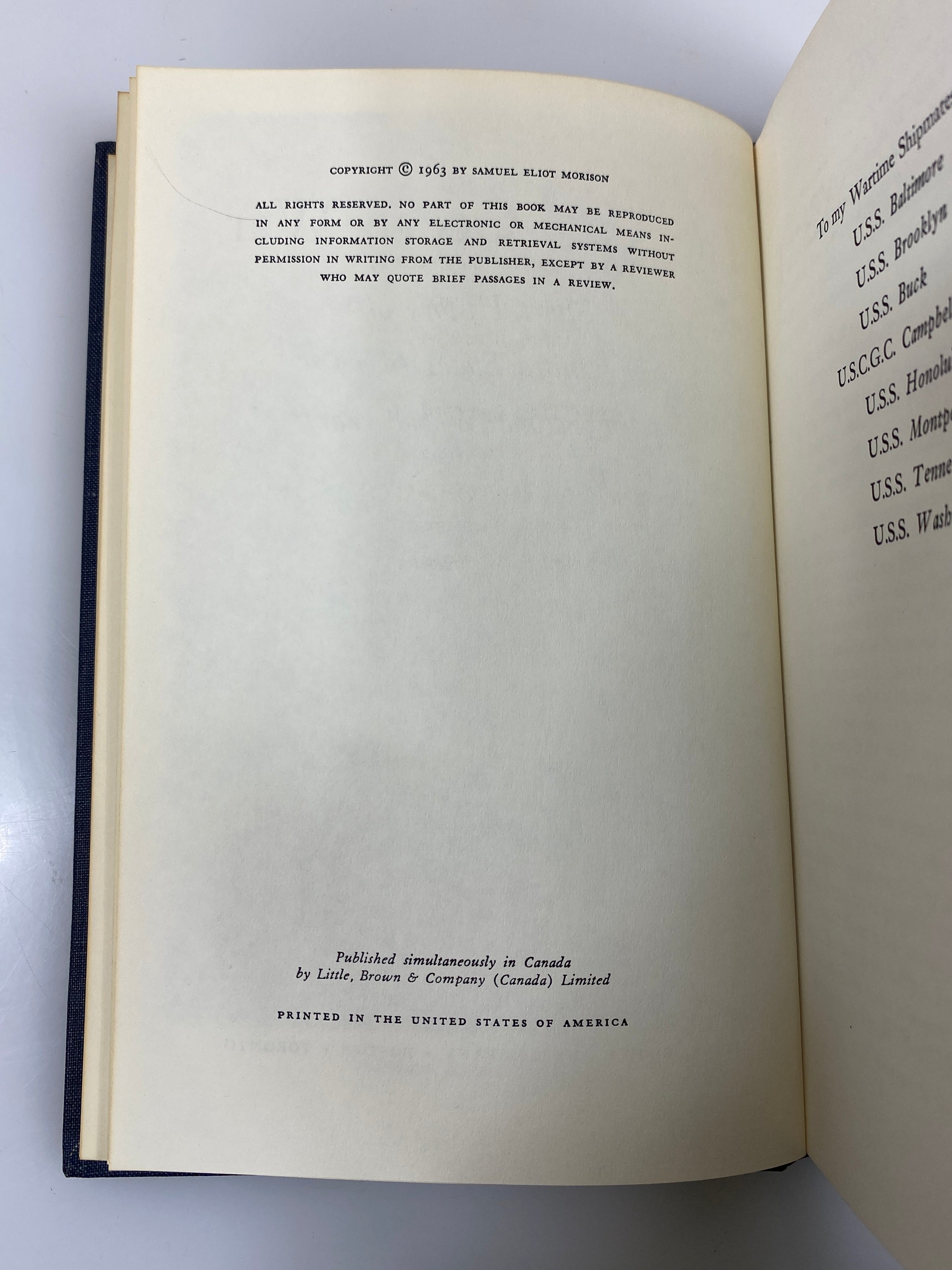 The Two-Ocean War by Samuel Morison 1963 HC