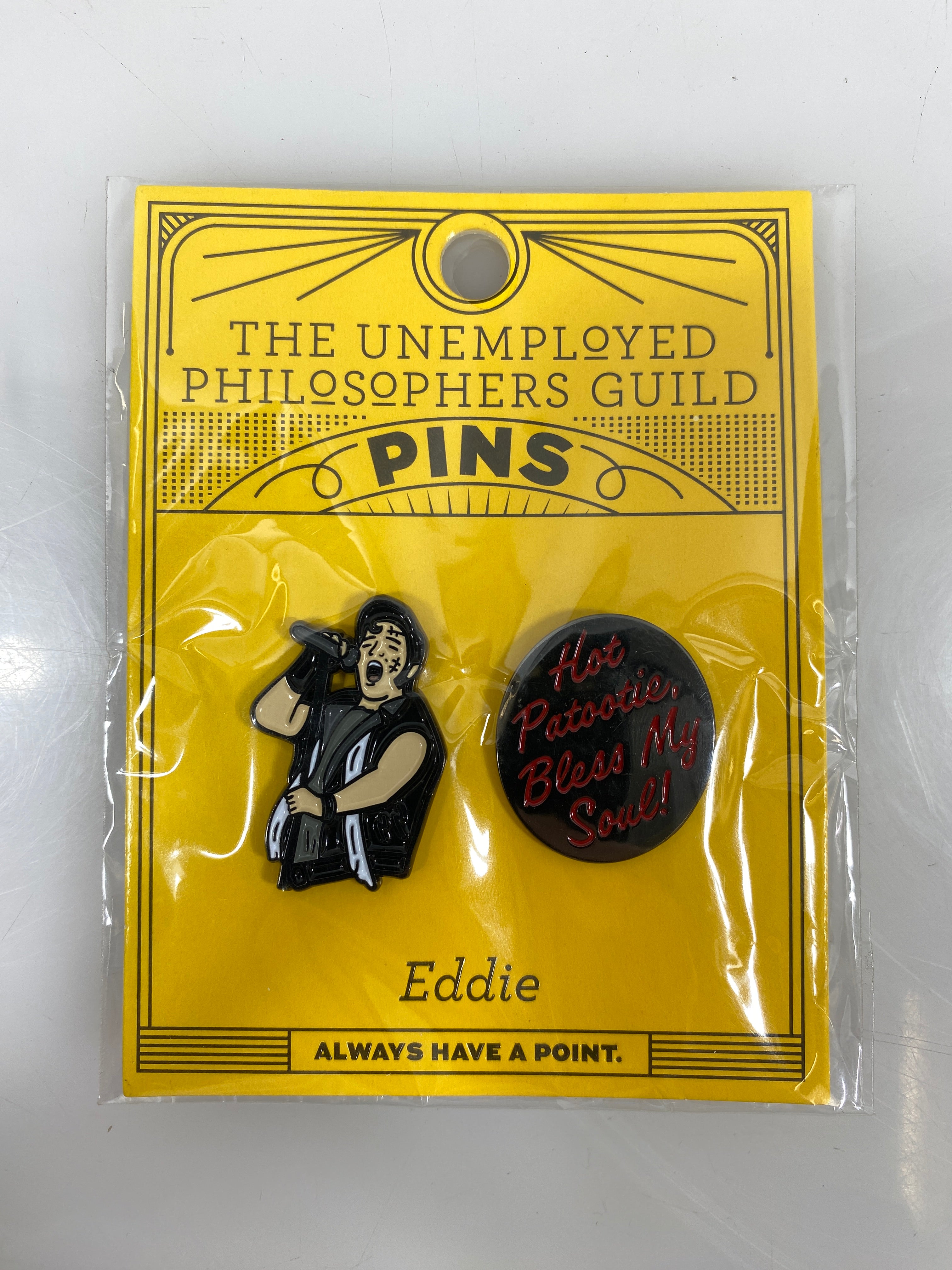 The Unemployed Philosophers Guild Eddie Pins