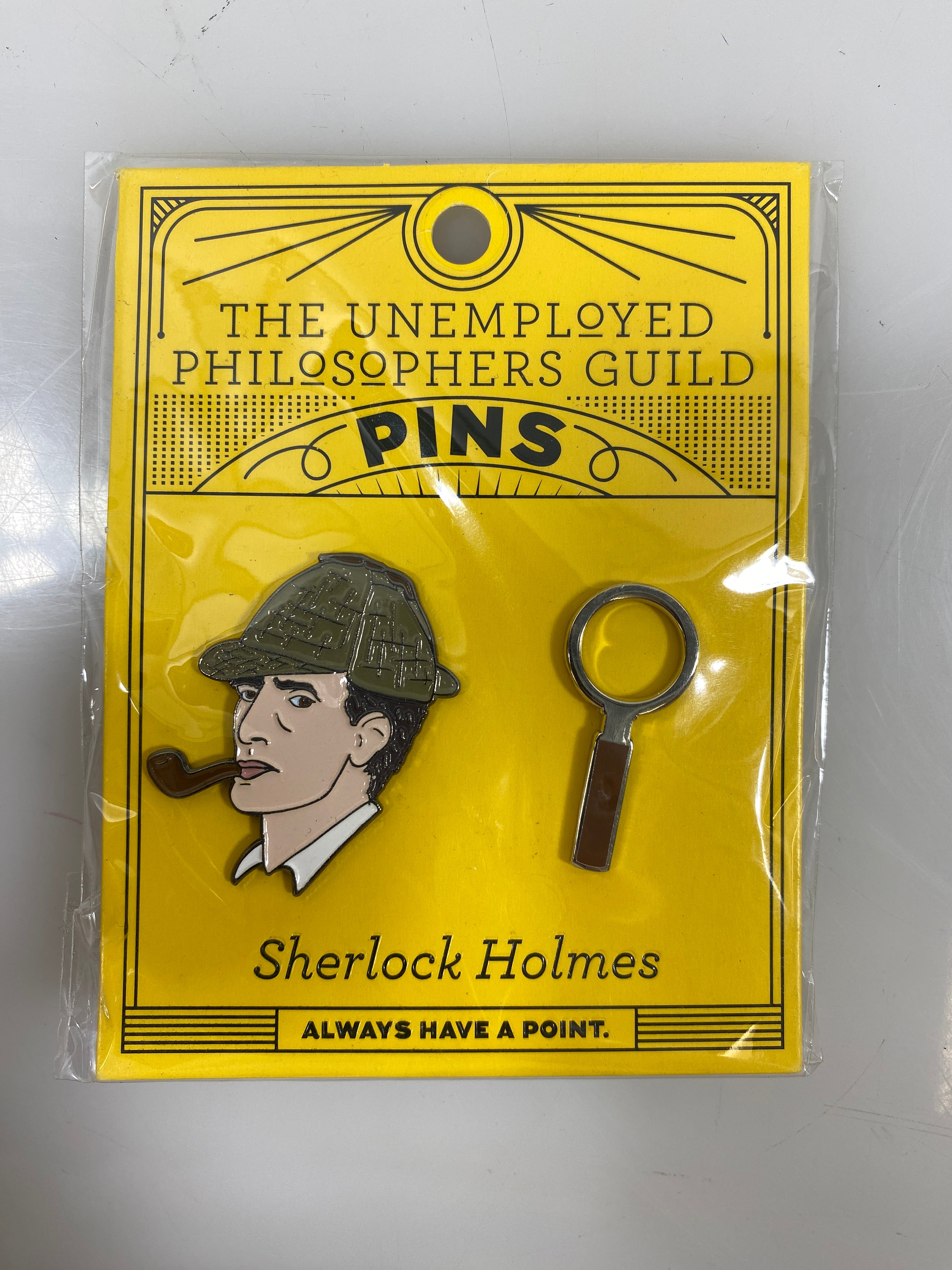 The Unemployed Philosophers Guild Sherlock Holmes Pins