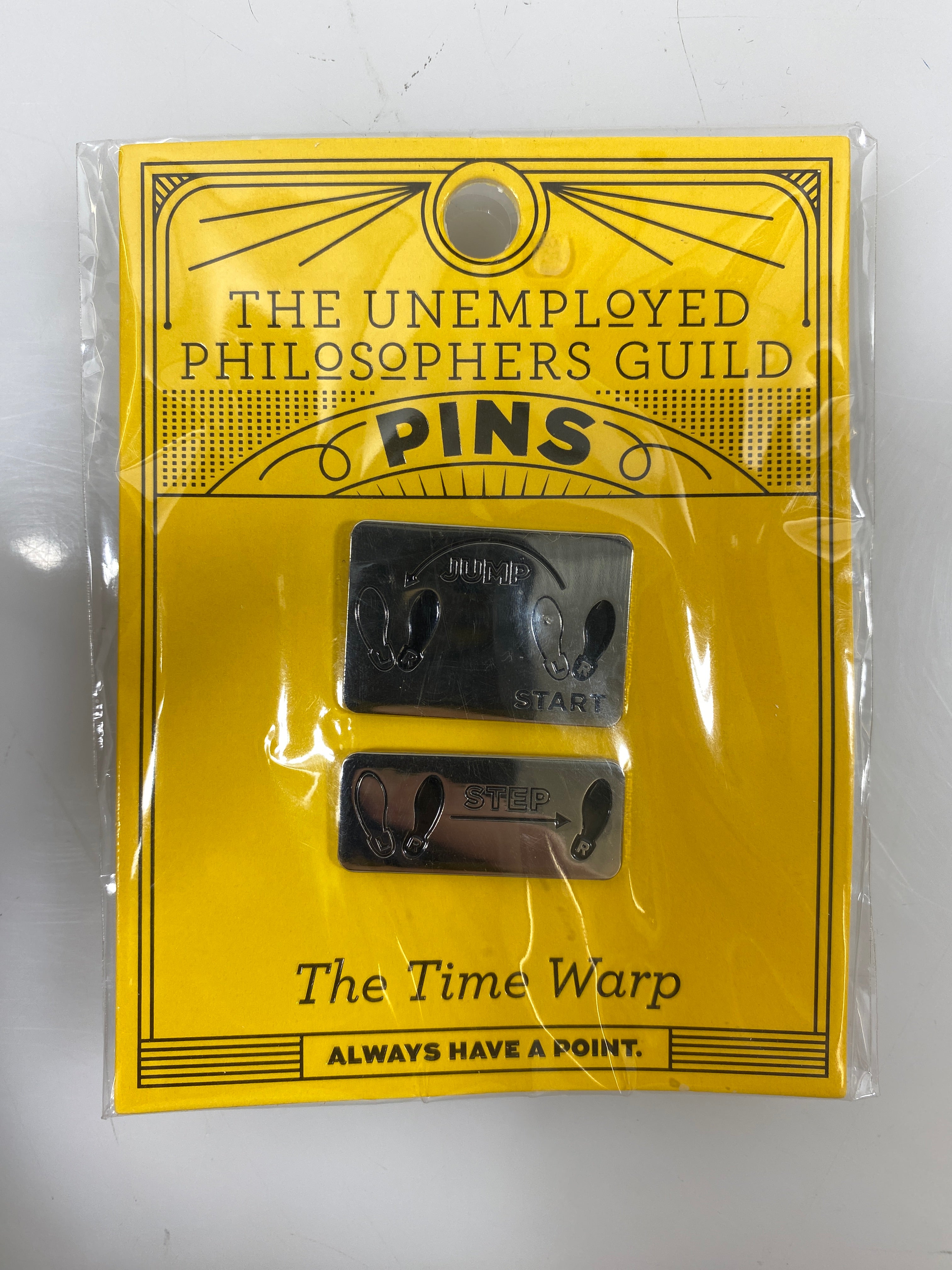 The Unemployed Philosophers Guild The Time Warp Pins