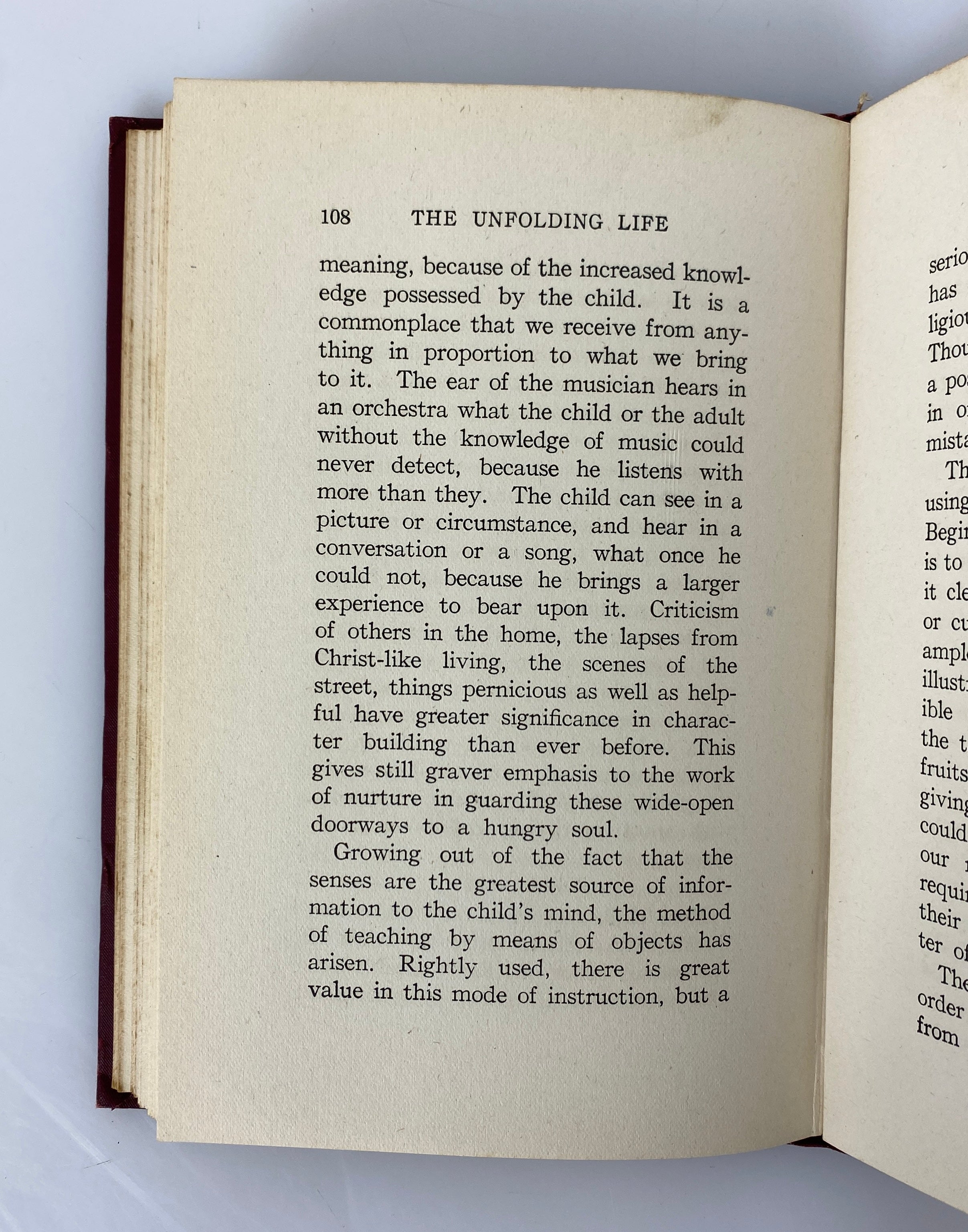 The Unfolding Life by Lamoreaux 1907 Religious Publishing Co HC