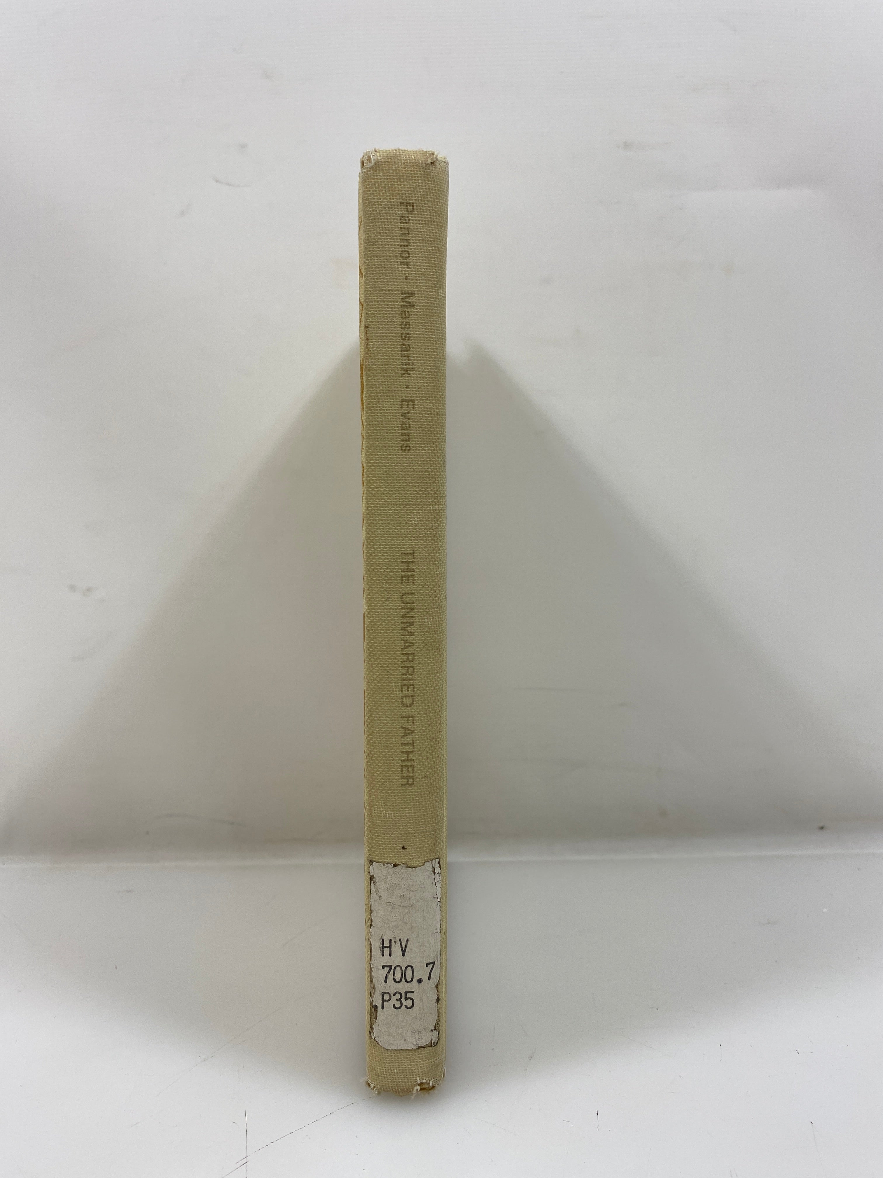 The Unmarried Father by Pannor/Massarik/Evans Ex-library 1971 HC