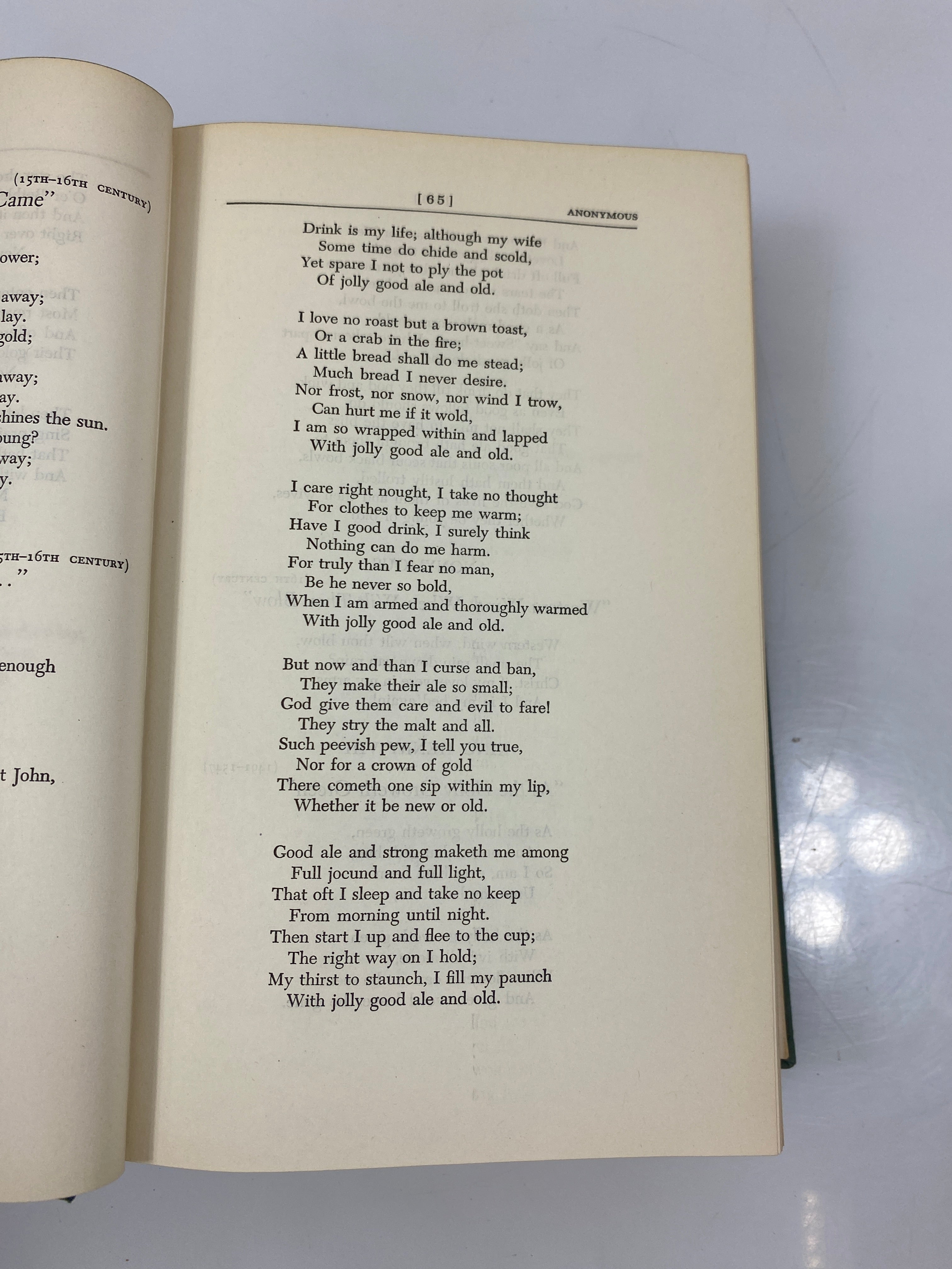 The Viking Book of Poetry Chosen by Aldington 1941 HC