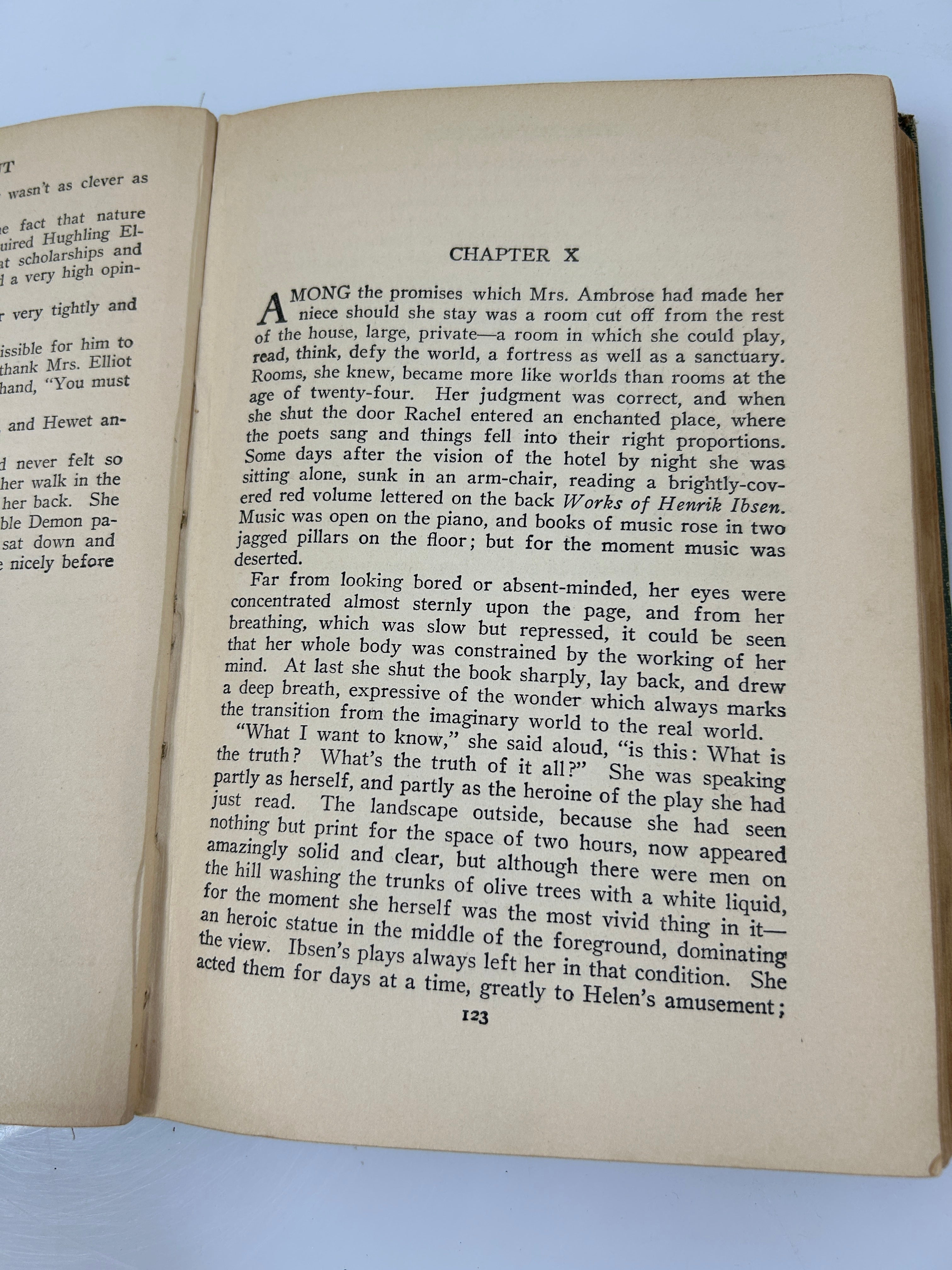 The Voyage Out by Virginia Woolf 1st US Ed Doran w/Black Ink & Blind-Stamp 1920