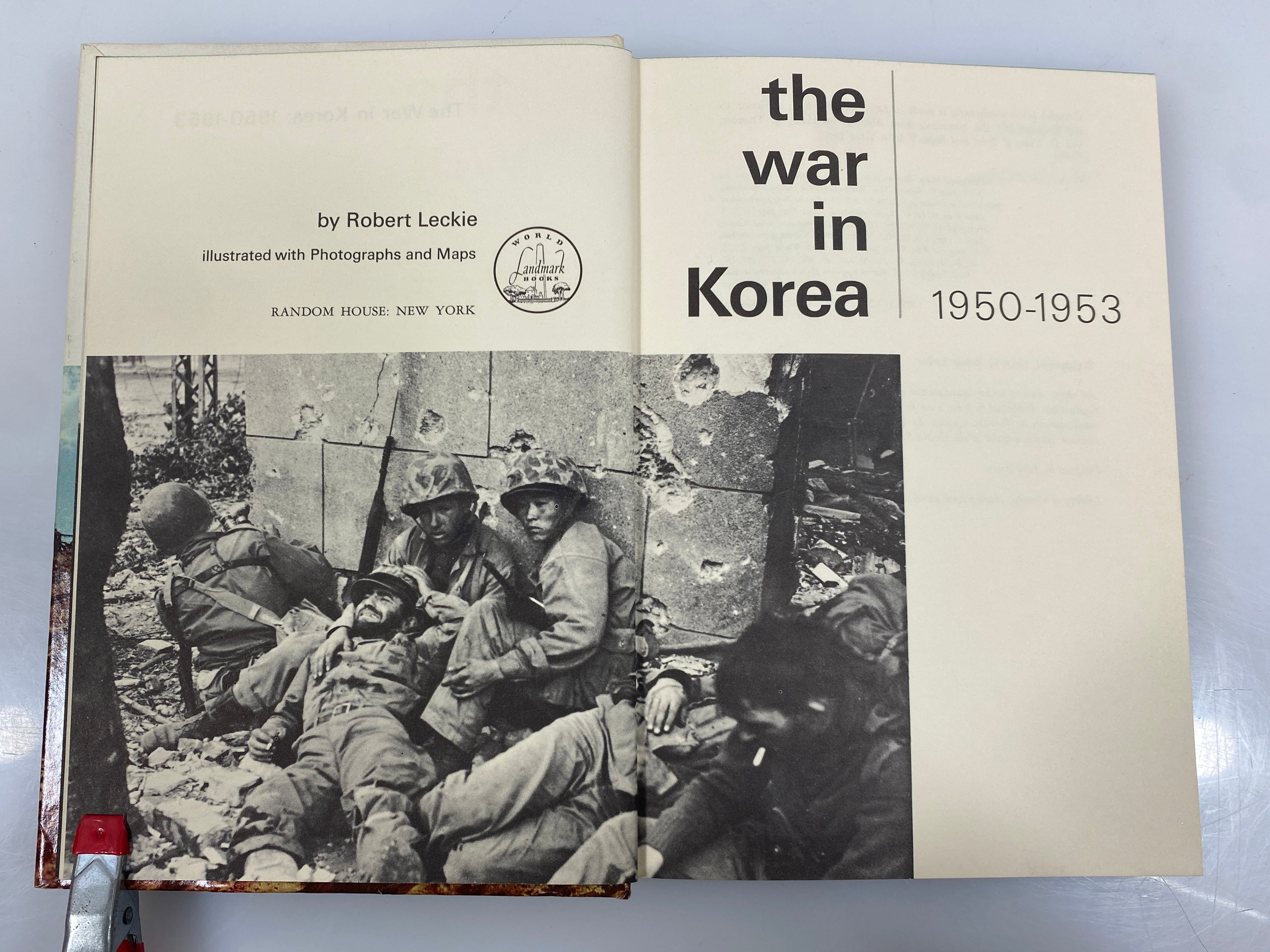 The War in Korea 1950-53 by Robert Leckie 1963 HC