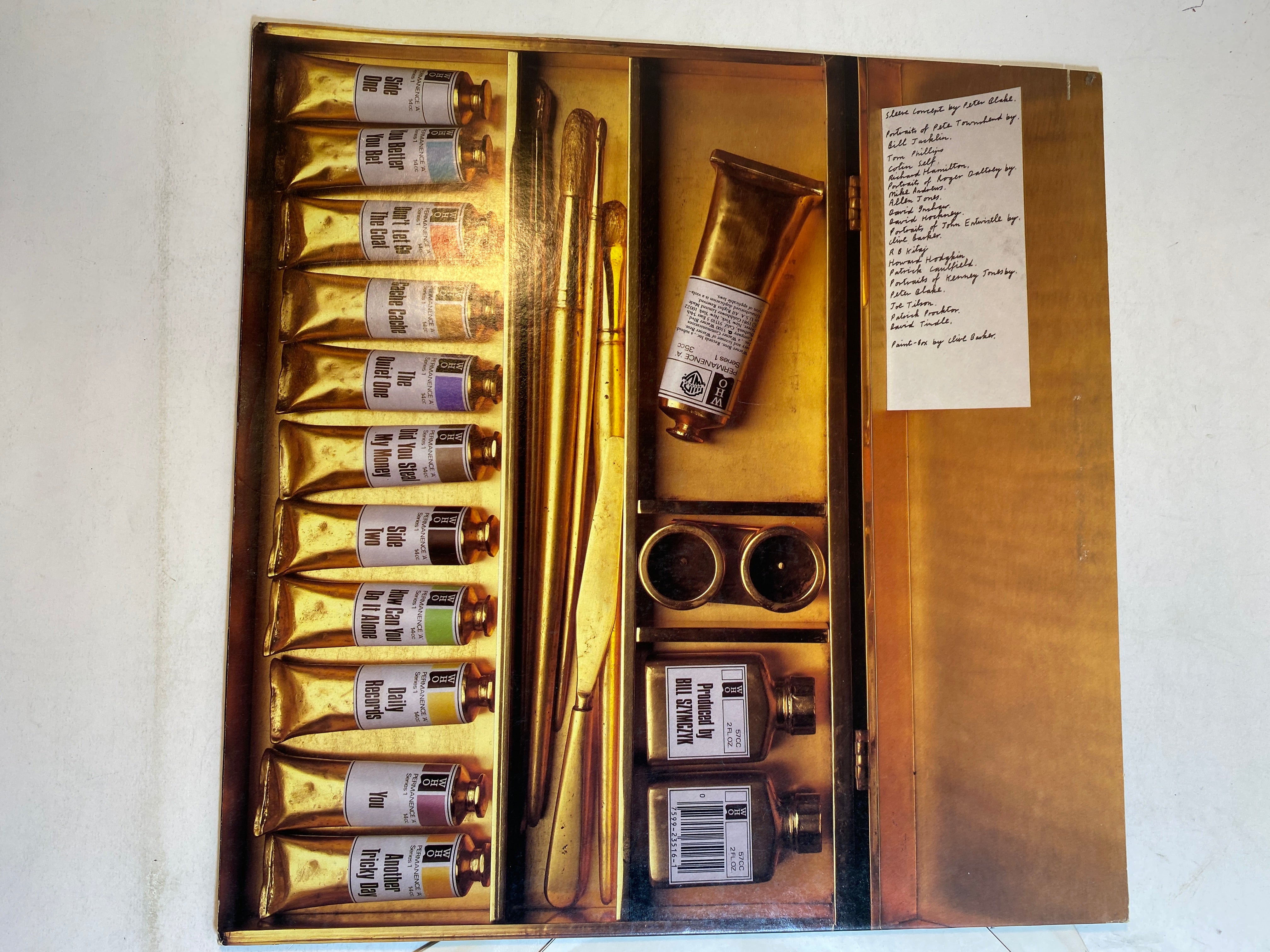 The Who Face Dances vinyl record 1981