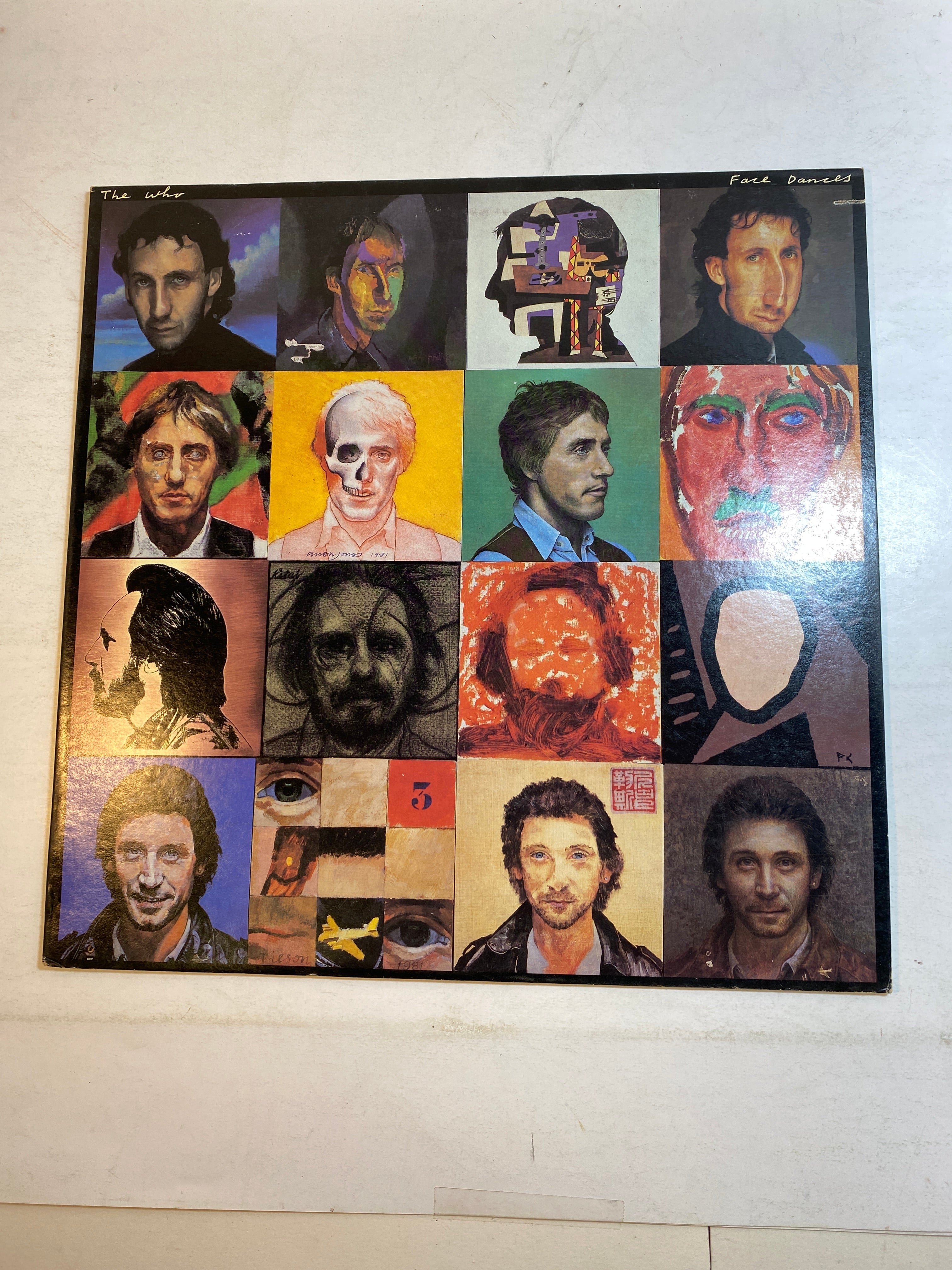 The Who Face Dances vinyl record 1981