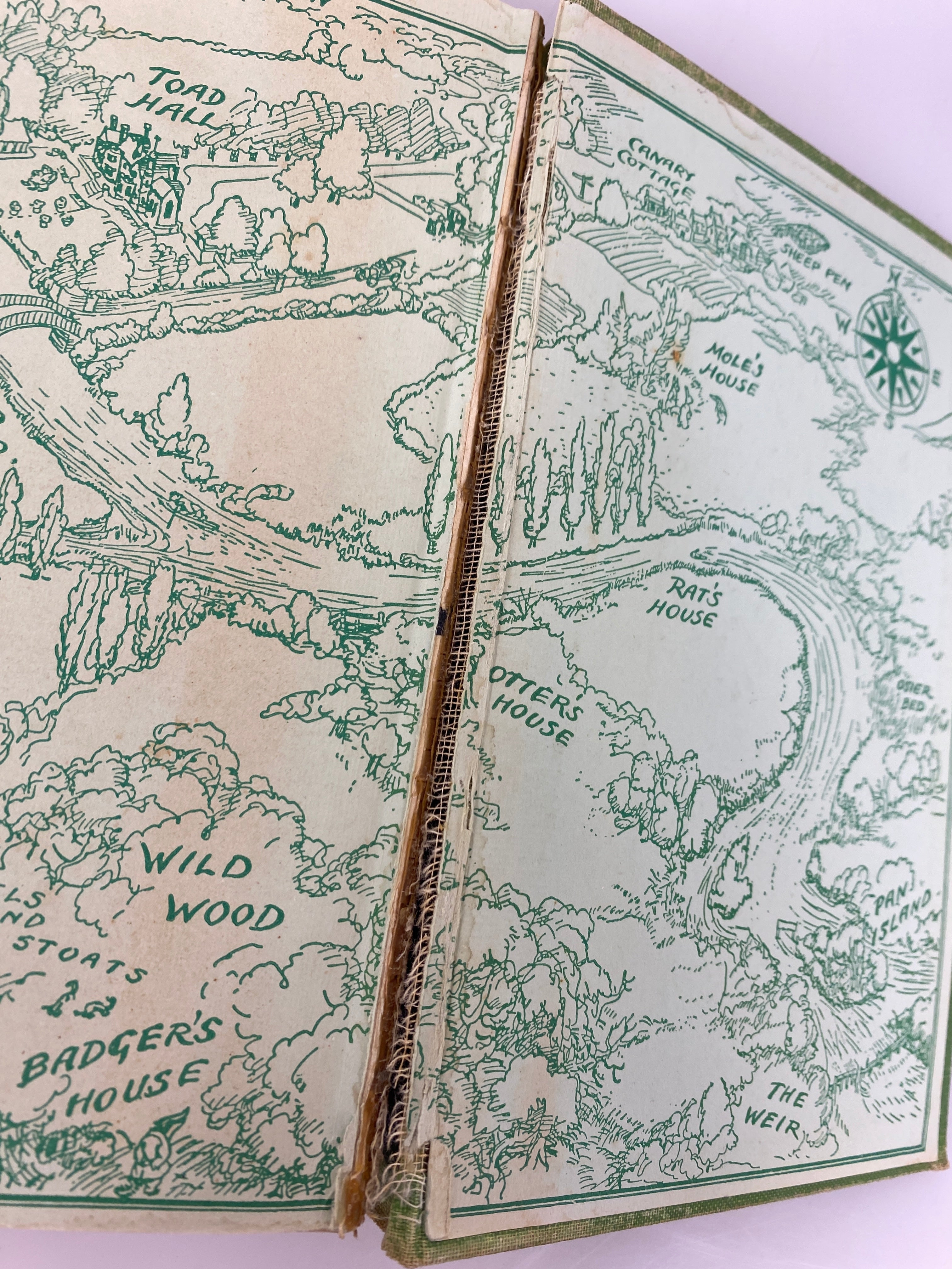 The Wind in the Willows Kenneth Grahame 1963 Reprint Vintage HC