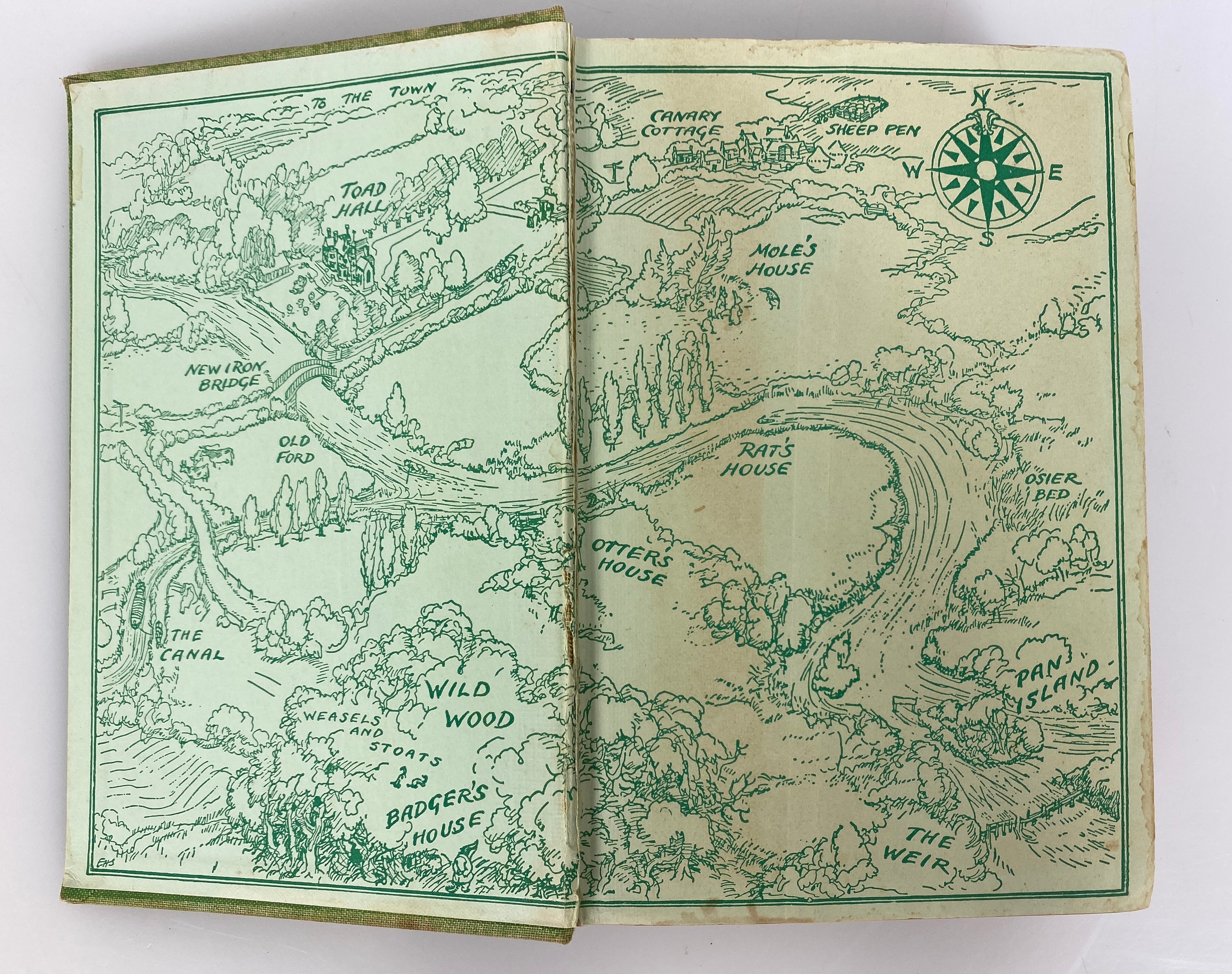 The Wind in the Willows Kenneth Grahame 1963 Reprint Vintage HC