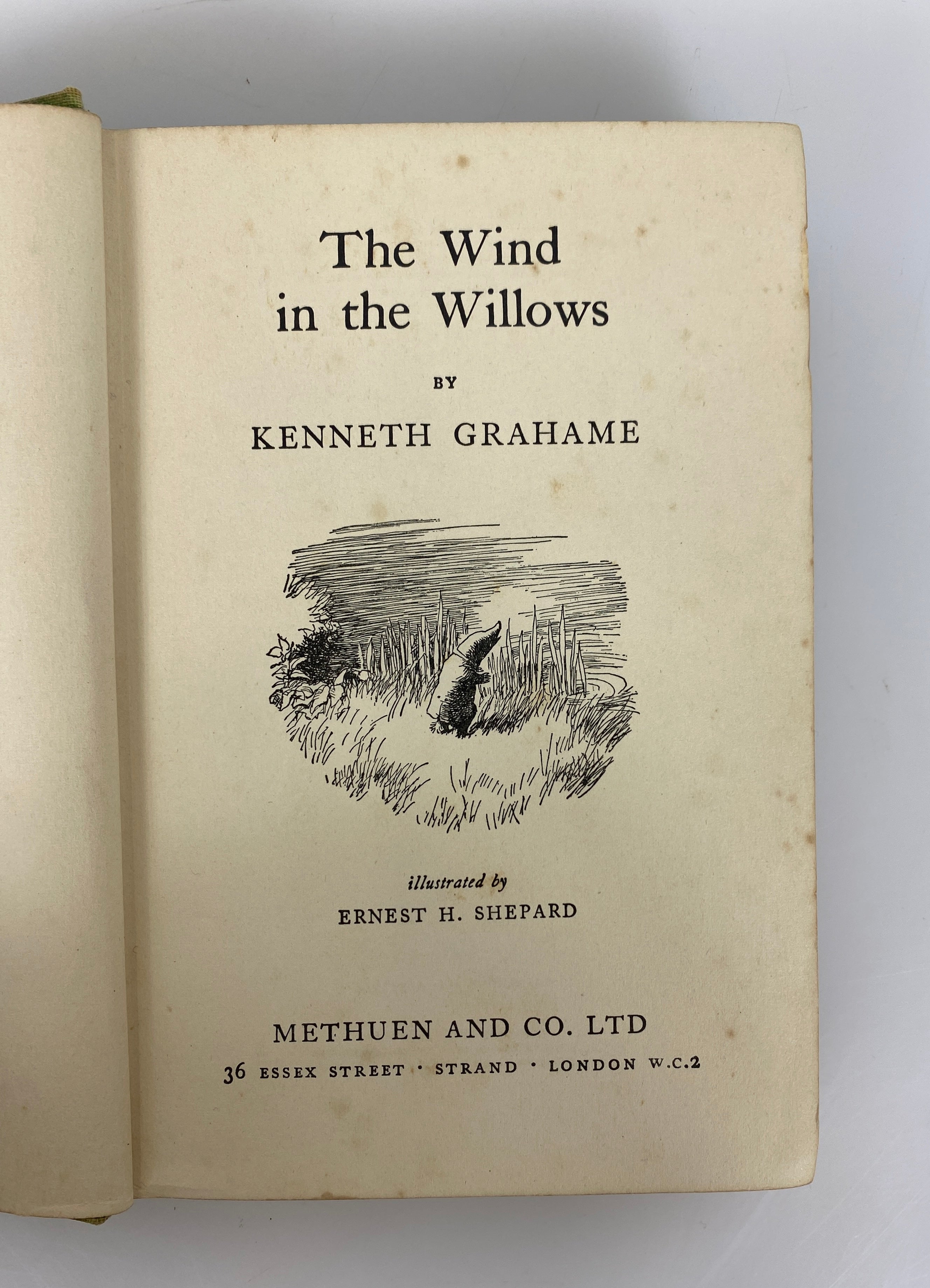 The Wind in the Willows Kenneth Grahame 1963 Reprint Vintage HC