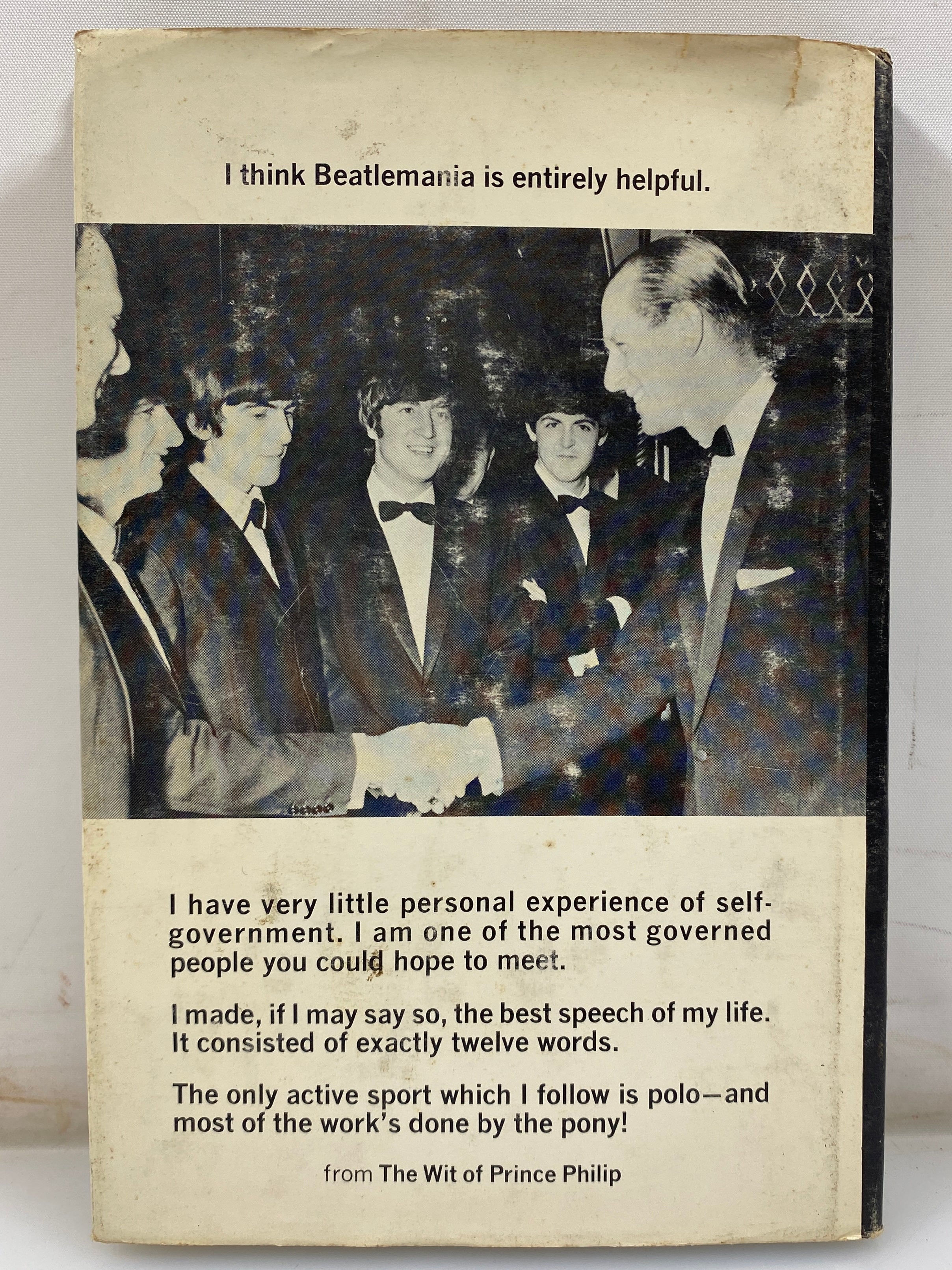 The Wit of Prince Philip by Peter Butler 1965 HCDJ