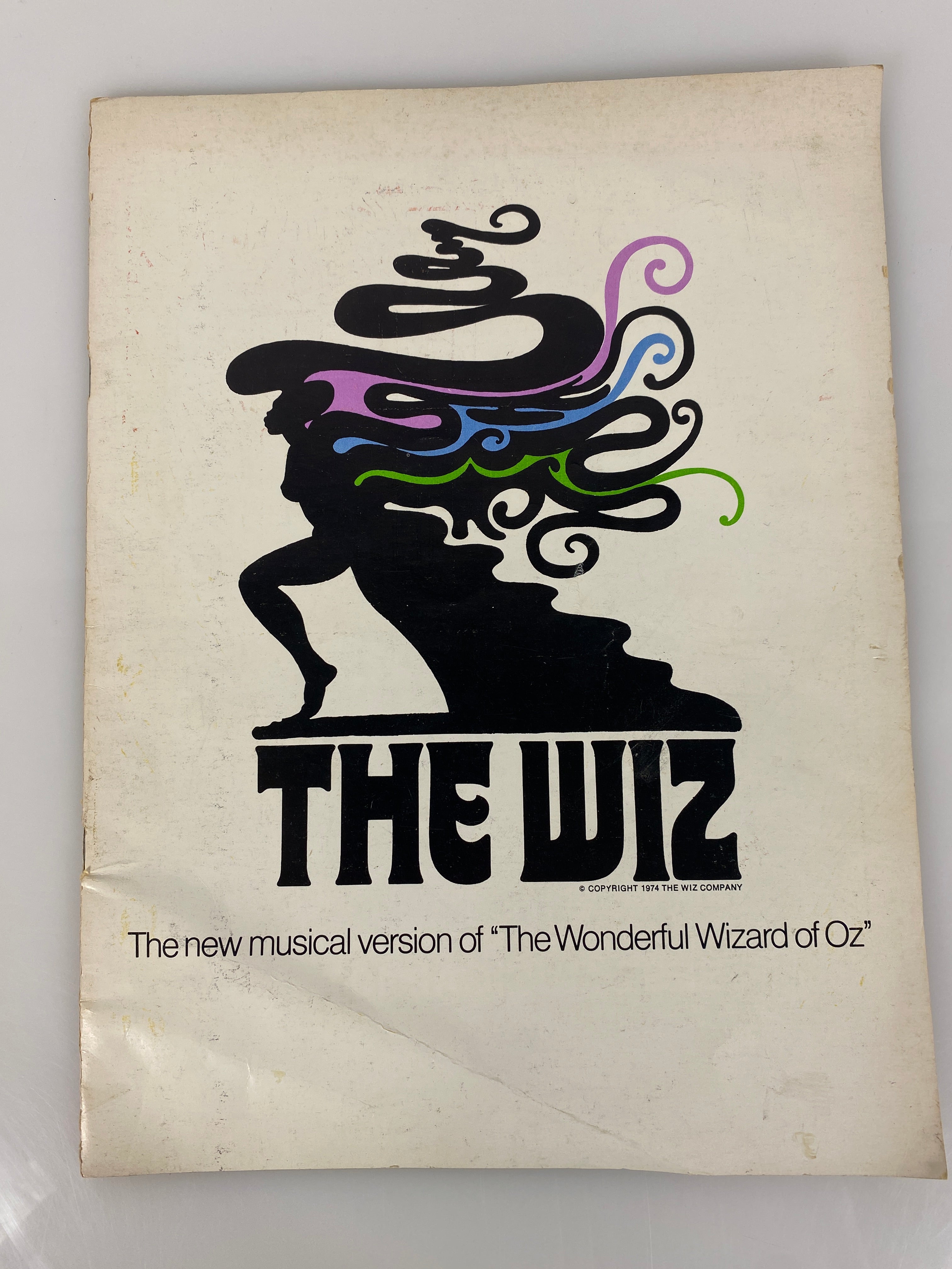 The Wiz Program 1978 (Wizard of Oz Musical) with ticket stubs