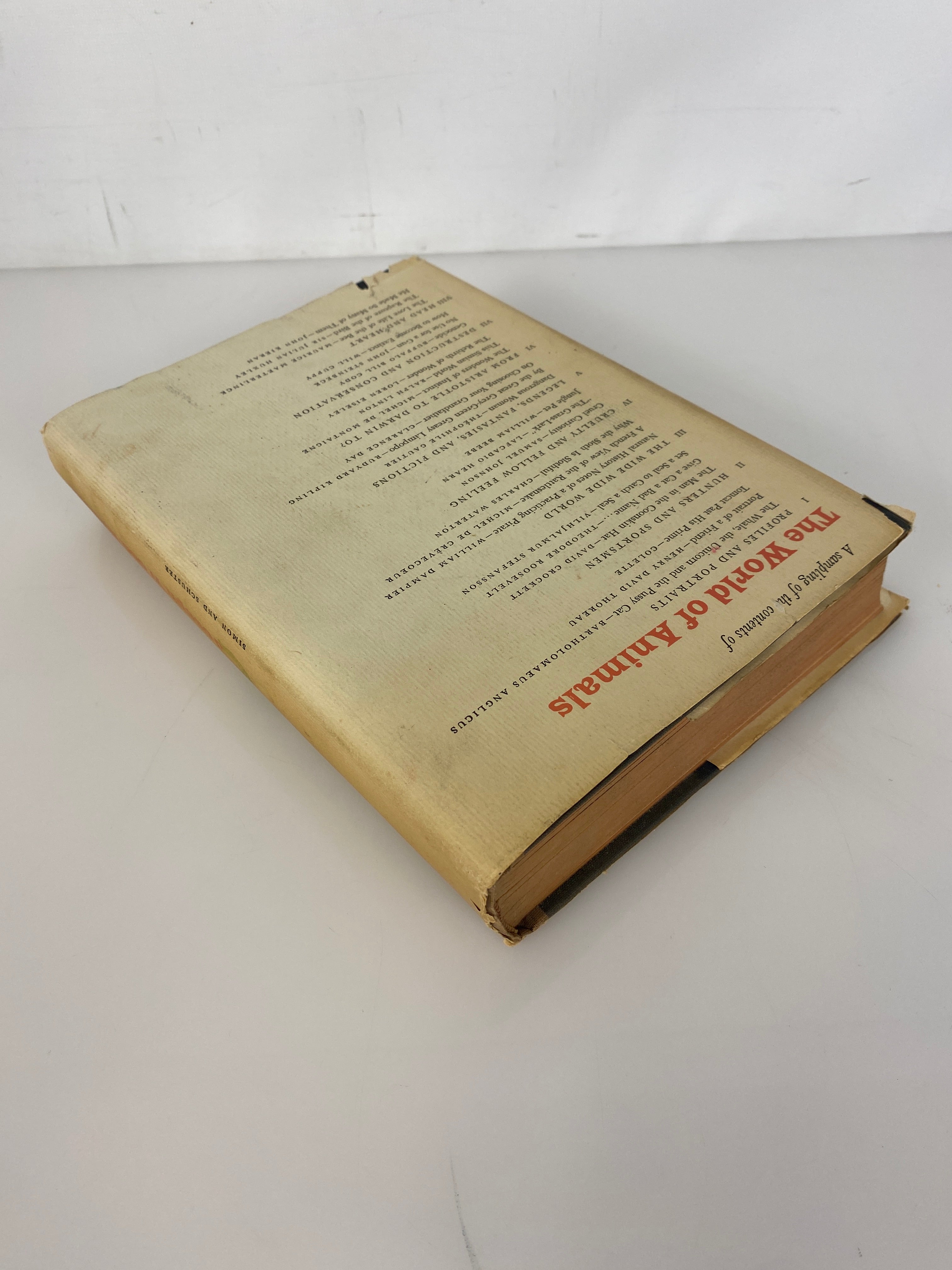The World of Animals Joseph Wood Krutch HC 1961