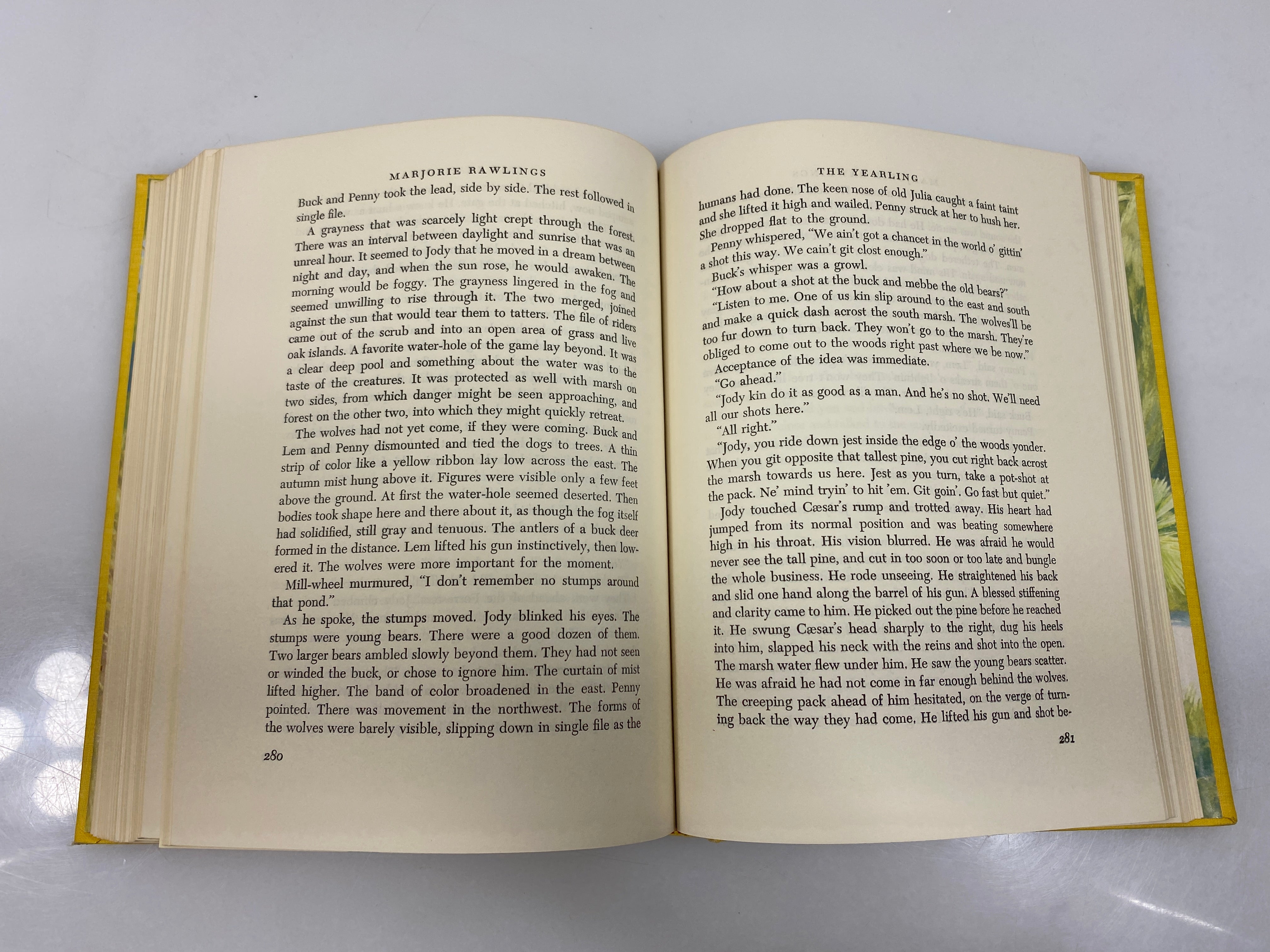 The Yearling by Marjorie Rawlings Ex-library 1939 HC