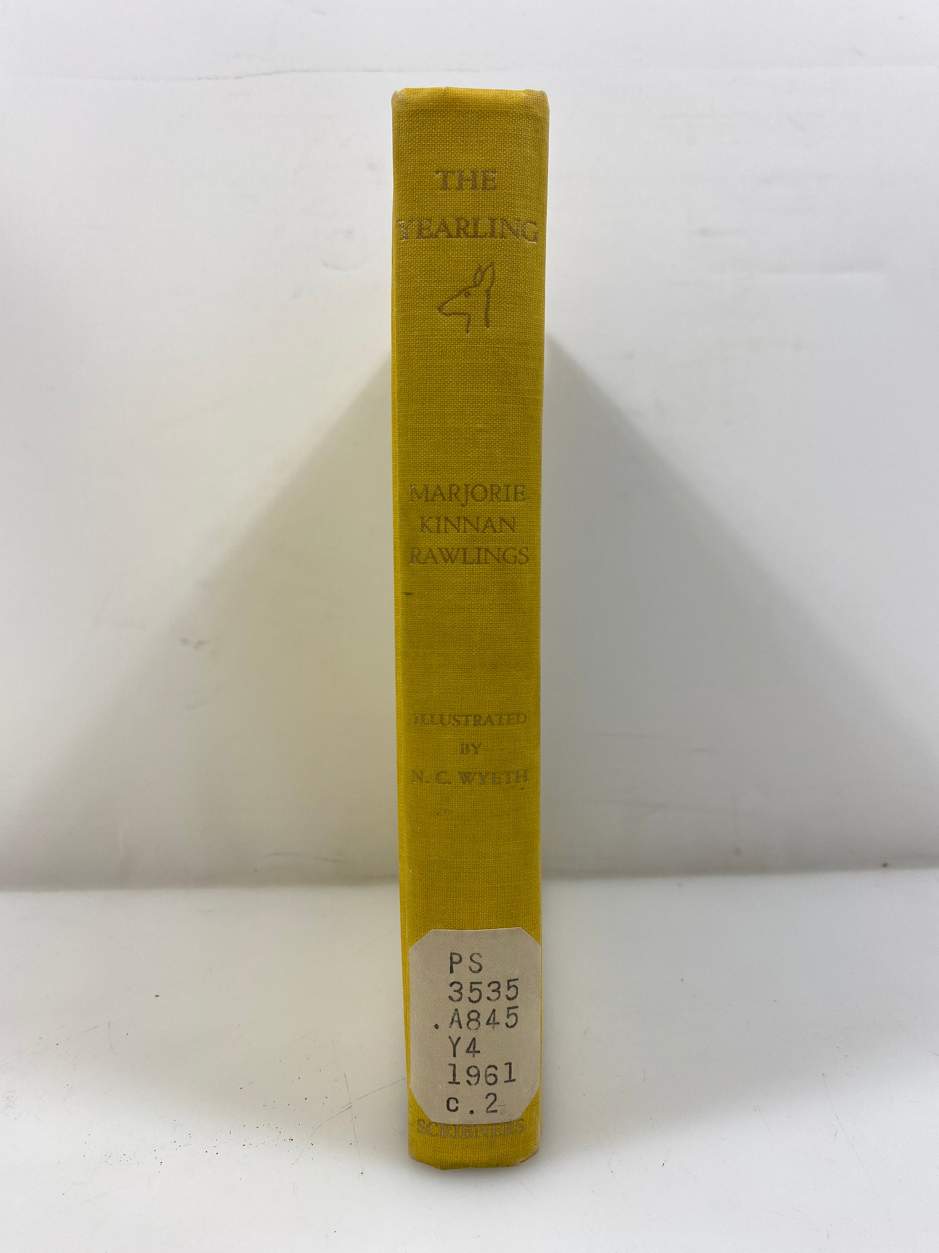 The Yearling by Marjorie Rawlings Ex-library 1939 HC