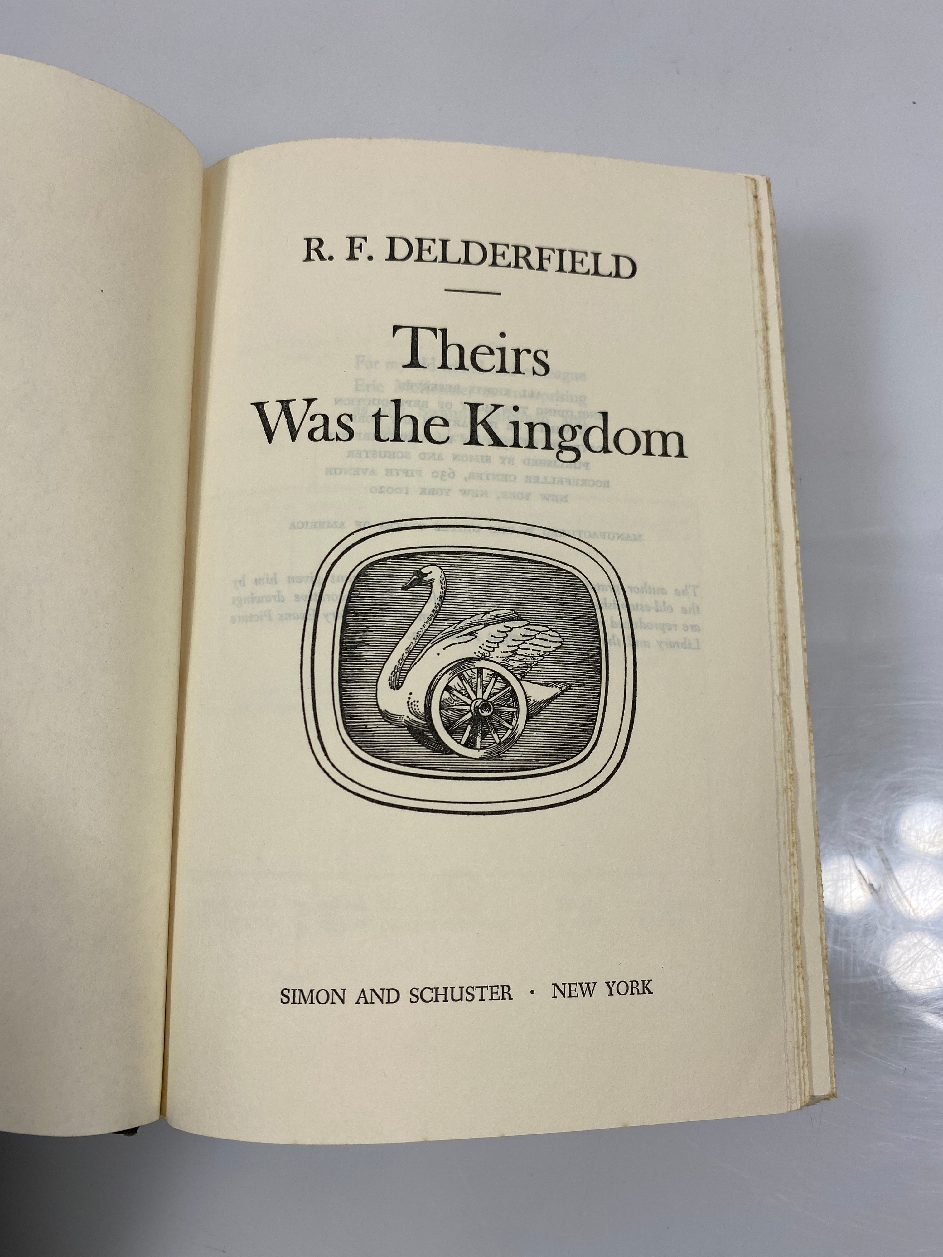 Theirs Was the Kingdom by Delderfield 1971 HCDJ