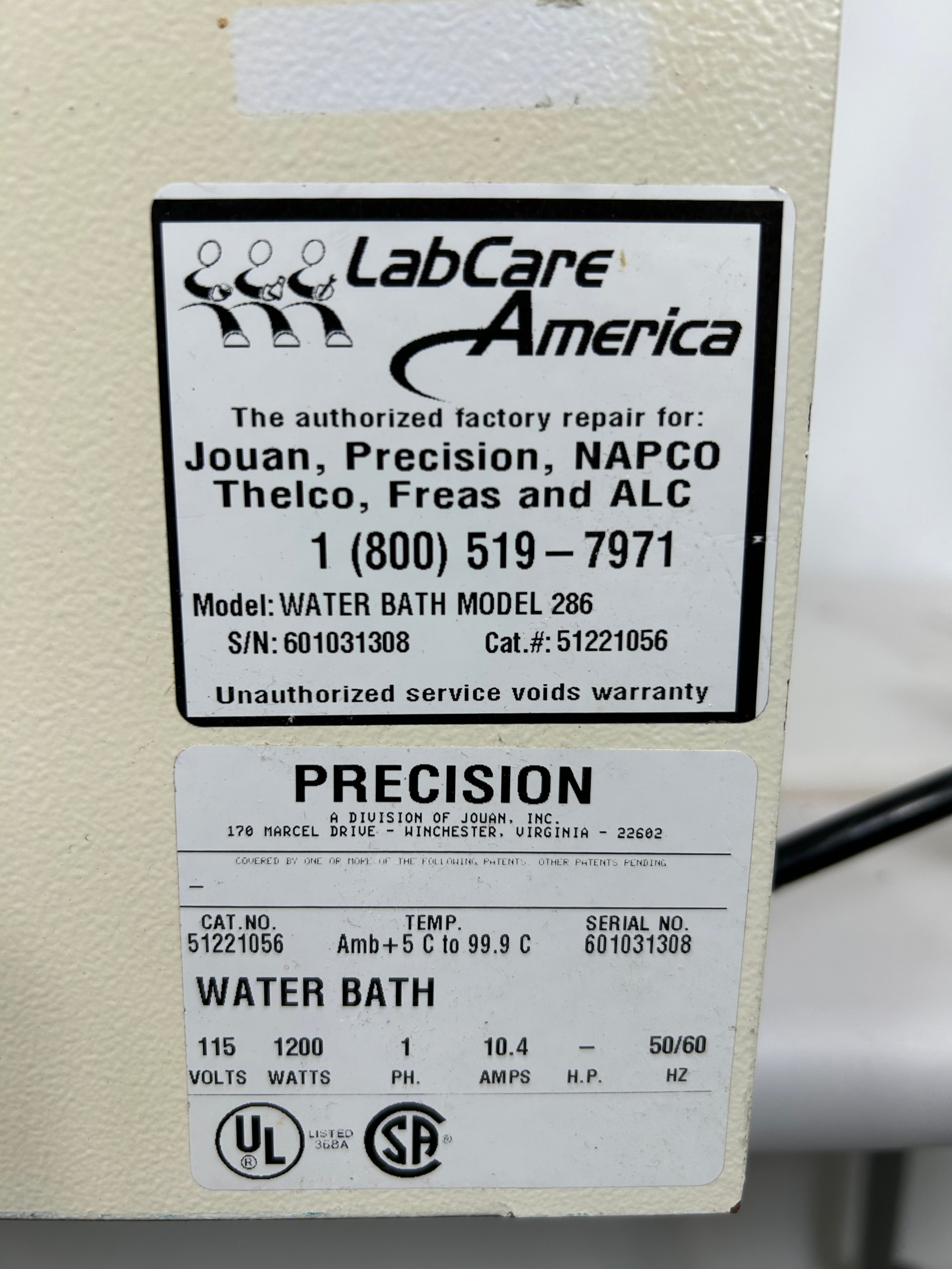 Thermo Precision Digital Water Bath Model 286