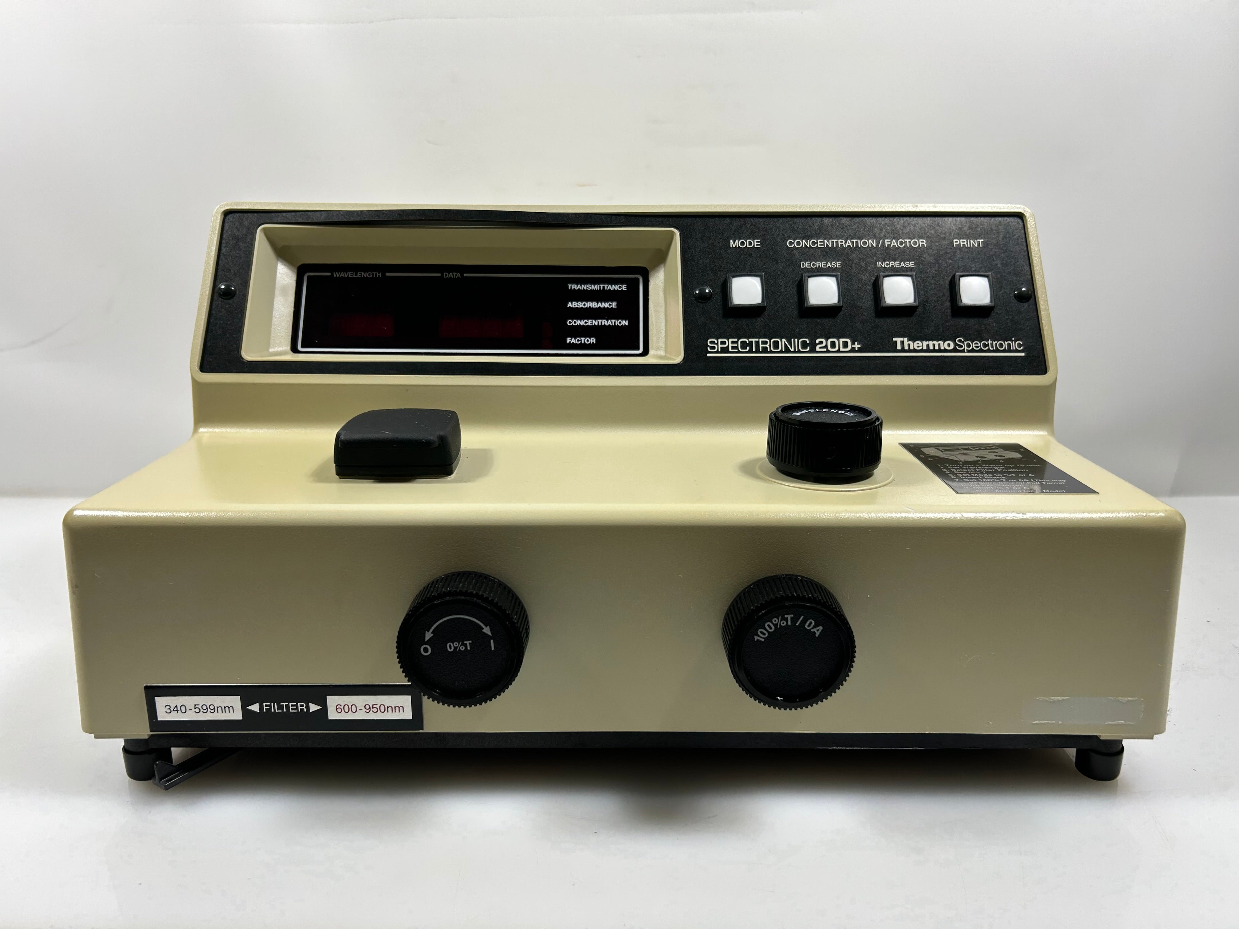 Thermo Scientific Spectronic 20D+ Digital Spectrophotometer