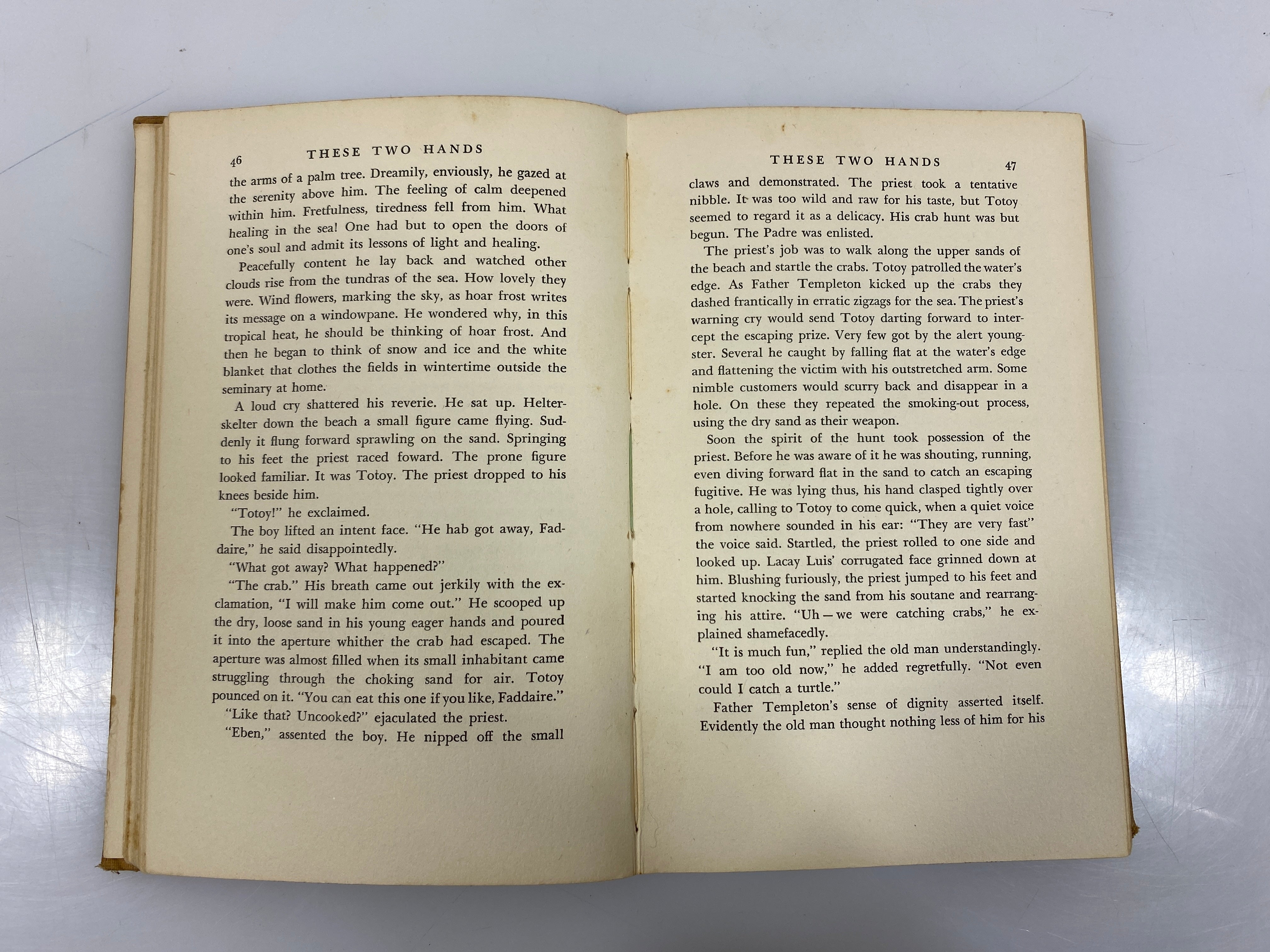 These Two Hands by E.J. Edwards 1942 HC