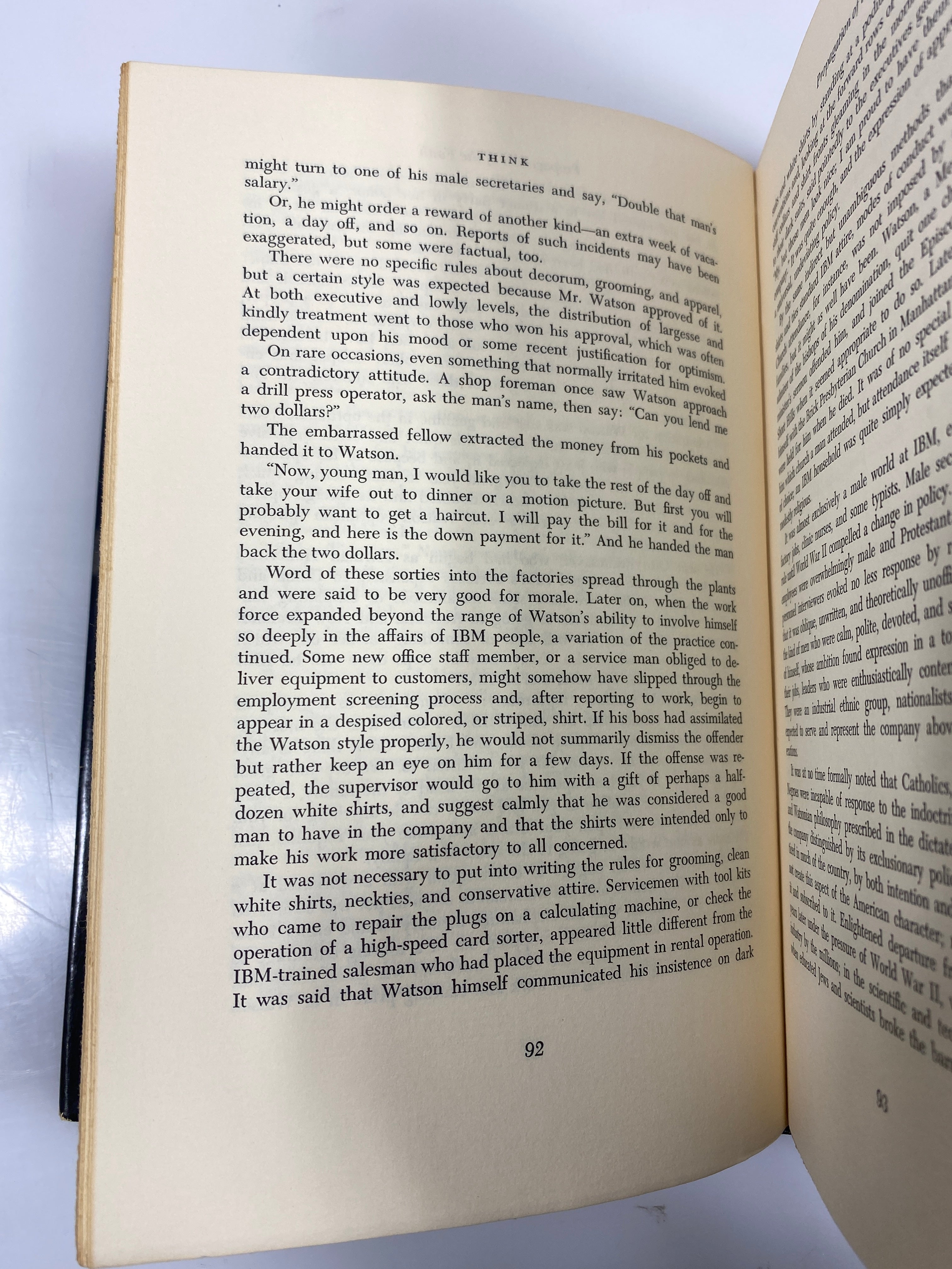 Think A Biography by William Rodgers 1969 HCDJ
