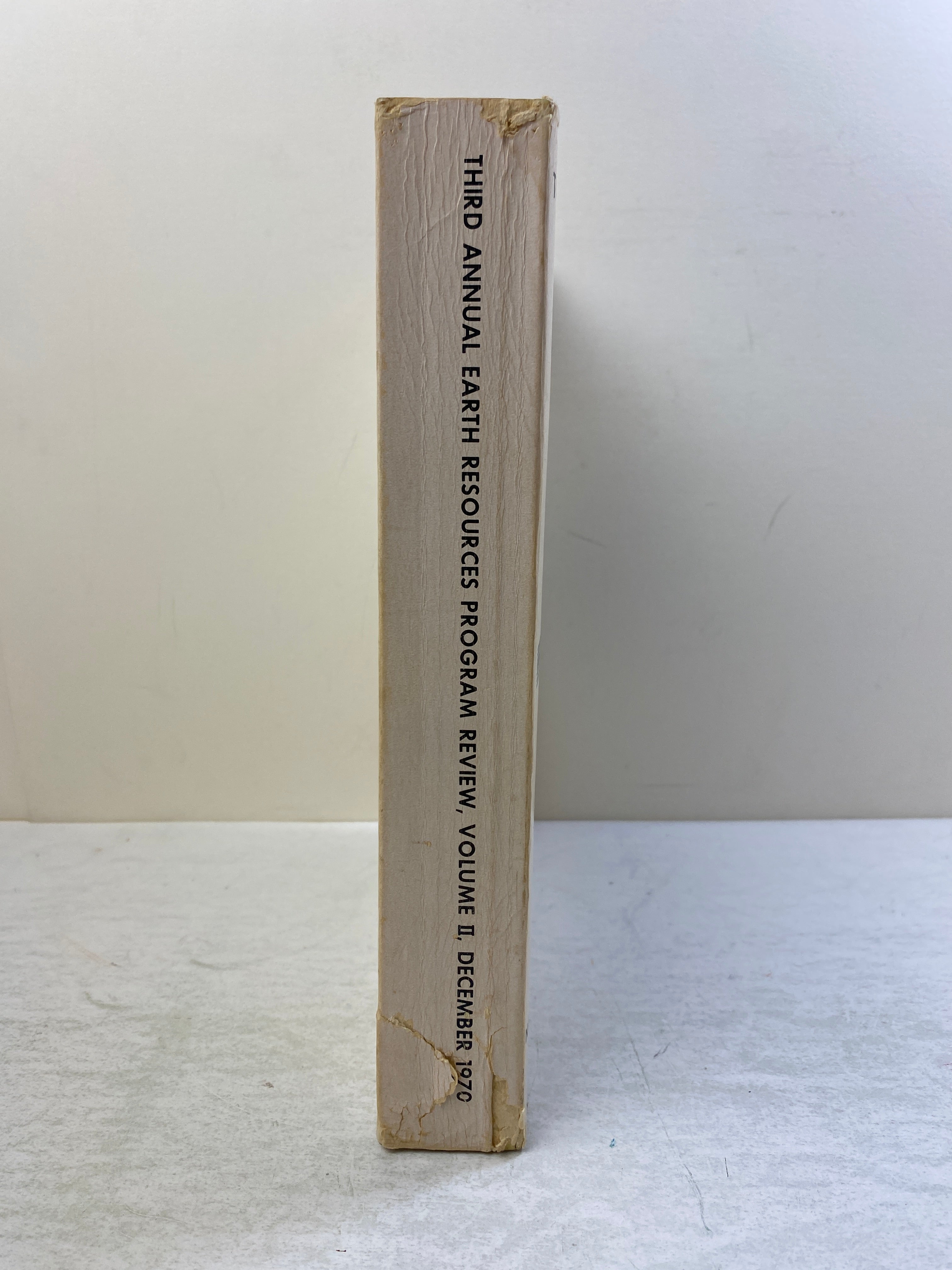 Third Annual Earth Resources Program Review Vol. II 1970 SC