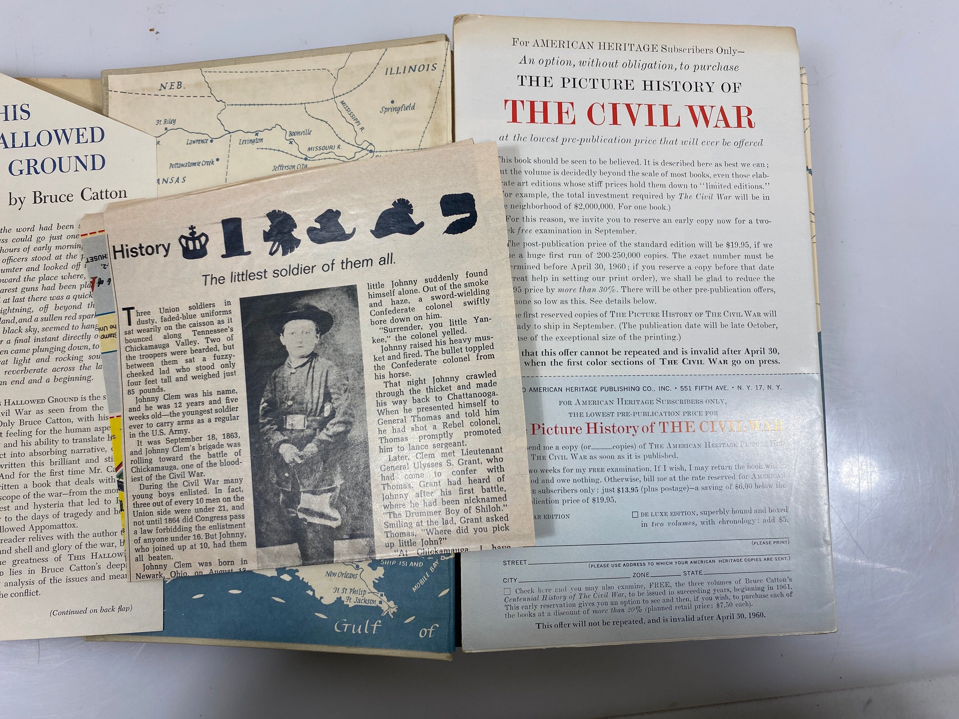 This Hallowed Ground by Bruce Catton 1956 w/ Ephemera HCDJ