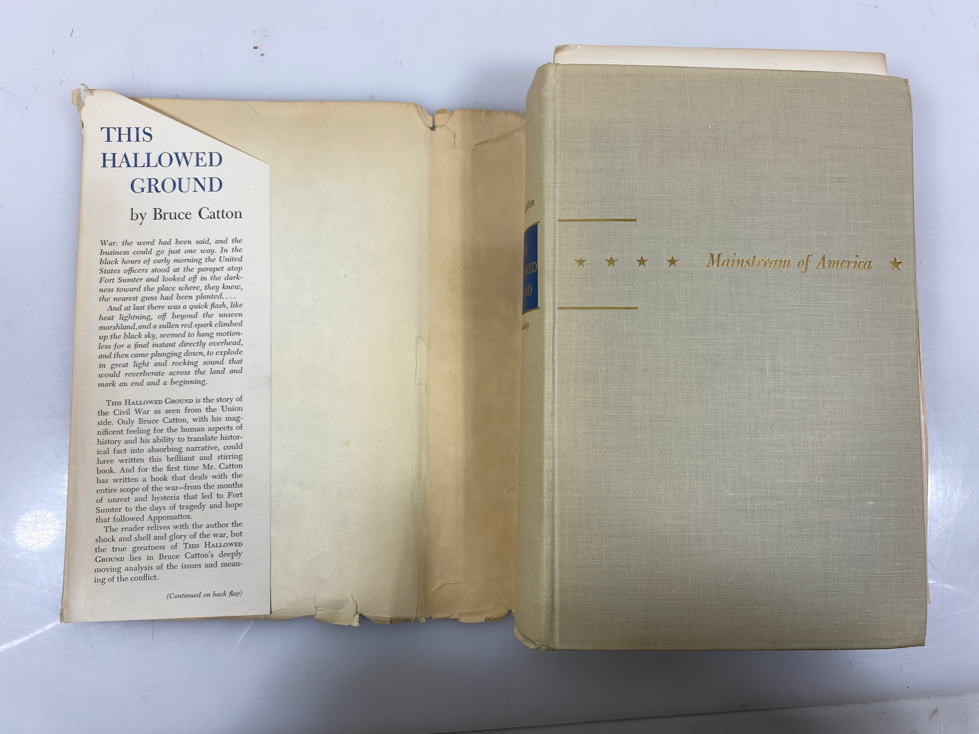 This Hallowed Ground by Bruce Catton 1956 w/ Ephemera HCDJ