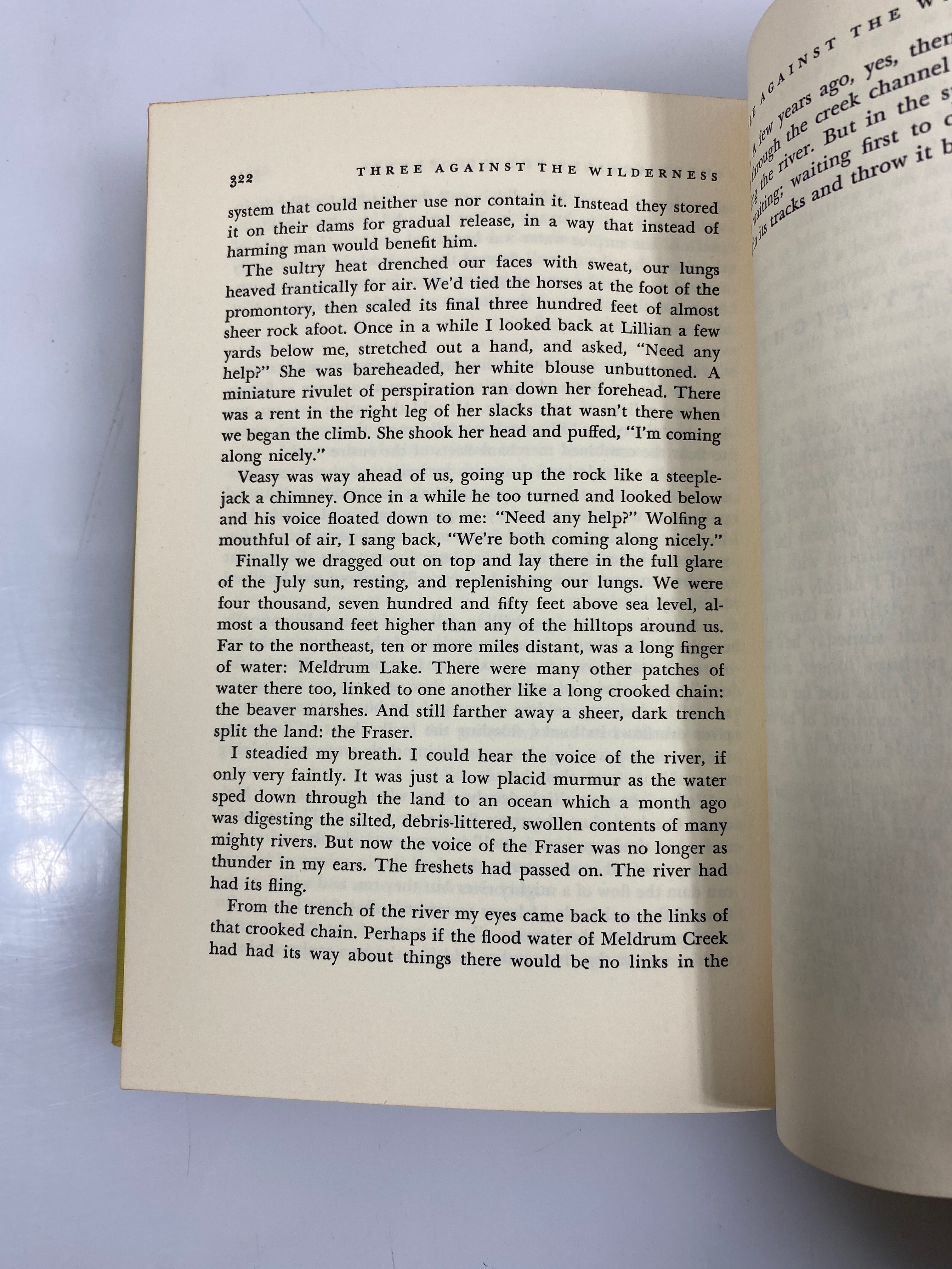 Three Against the Wilderness Eric Collier EP Dutton 6th 1960 HC