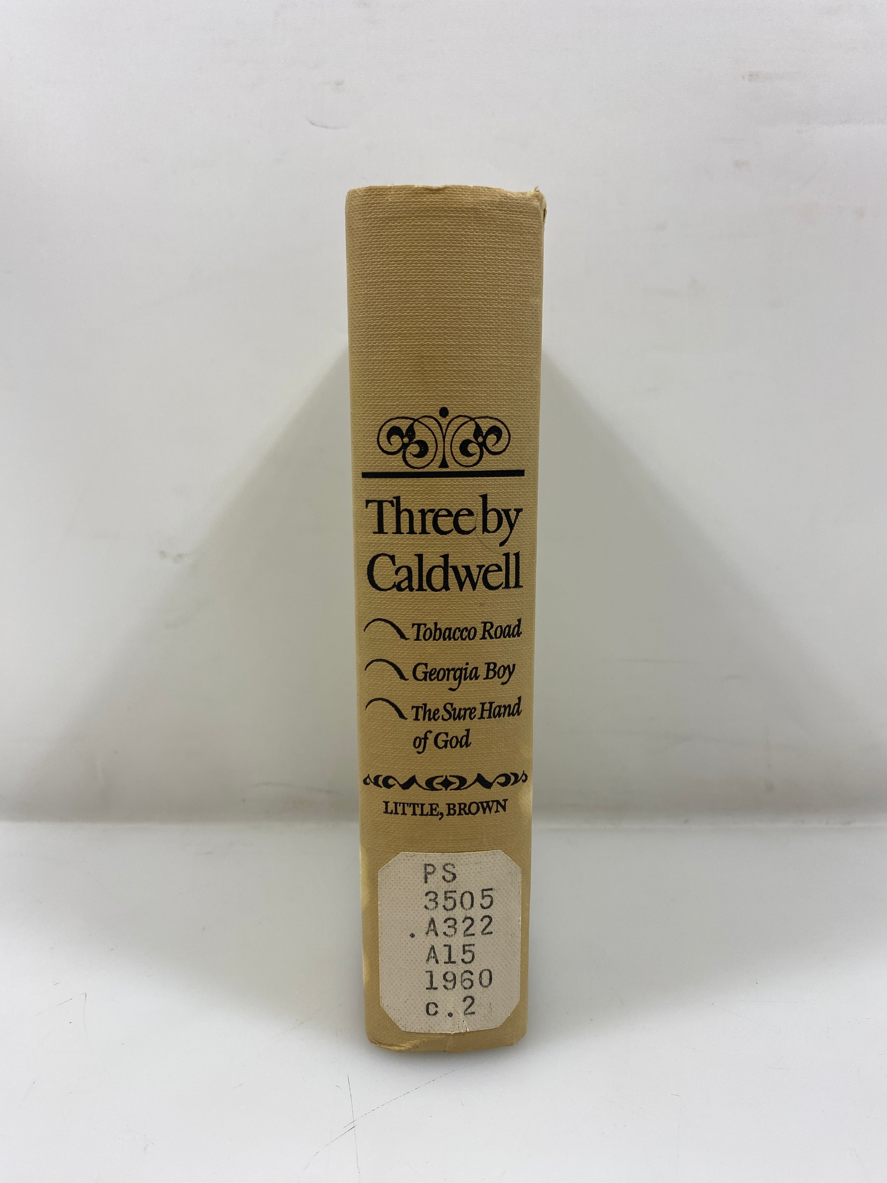 Three by Caldwell: Great Novels of the South Ex-library 1959 HC