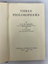 Three Philosophers by Anscombe/Geach 1961 Ex-Library HC