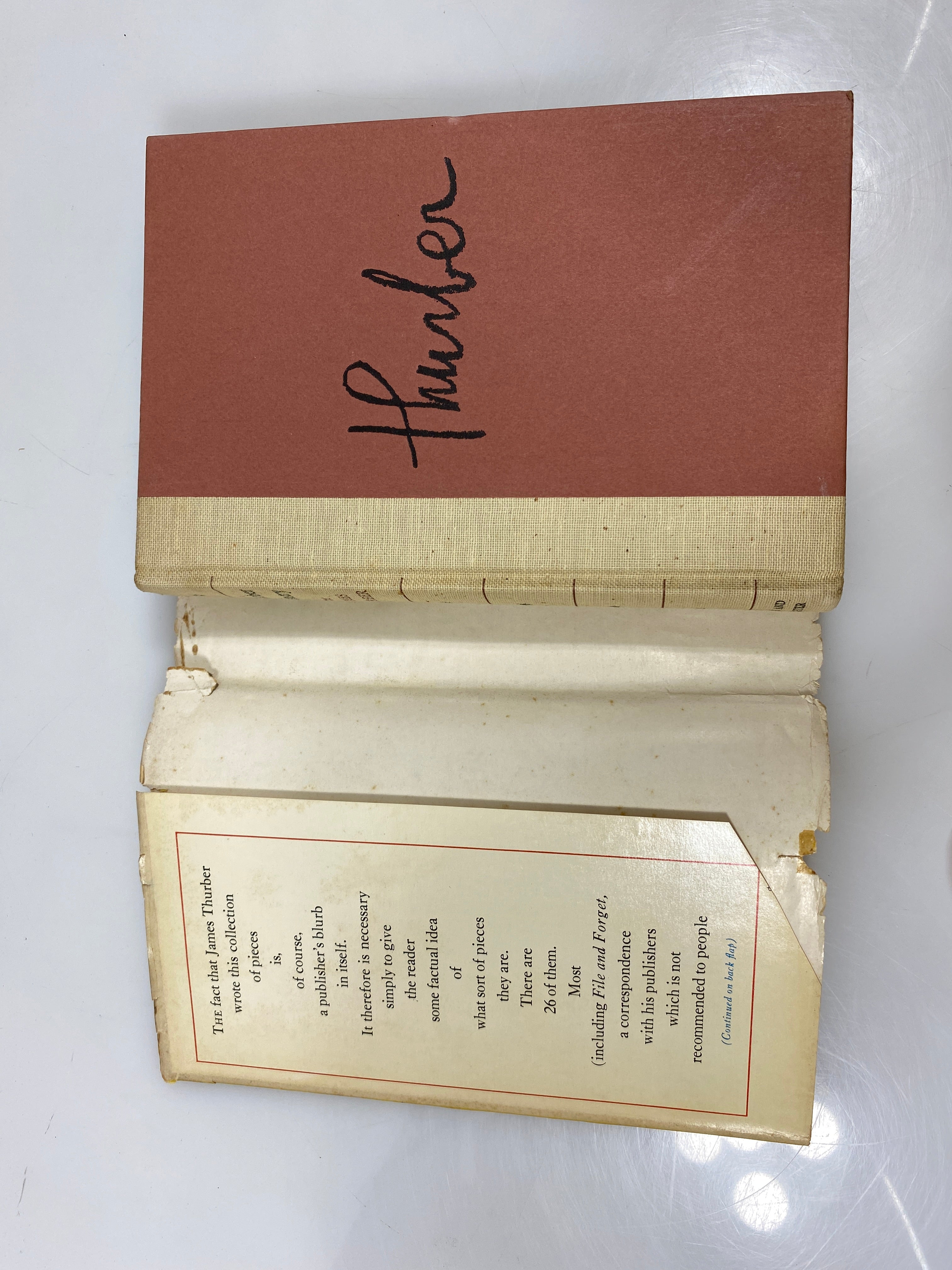 Thurber Country by James Thurber 1953 1st Printing HCDJ
