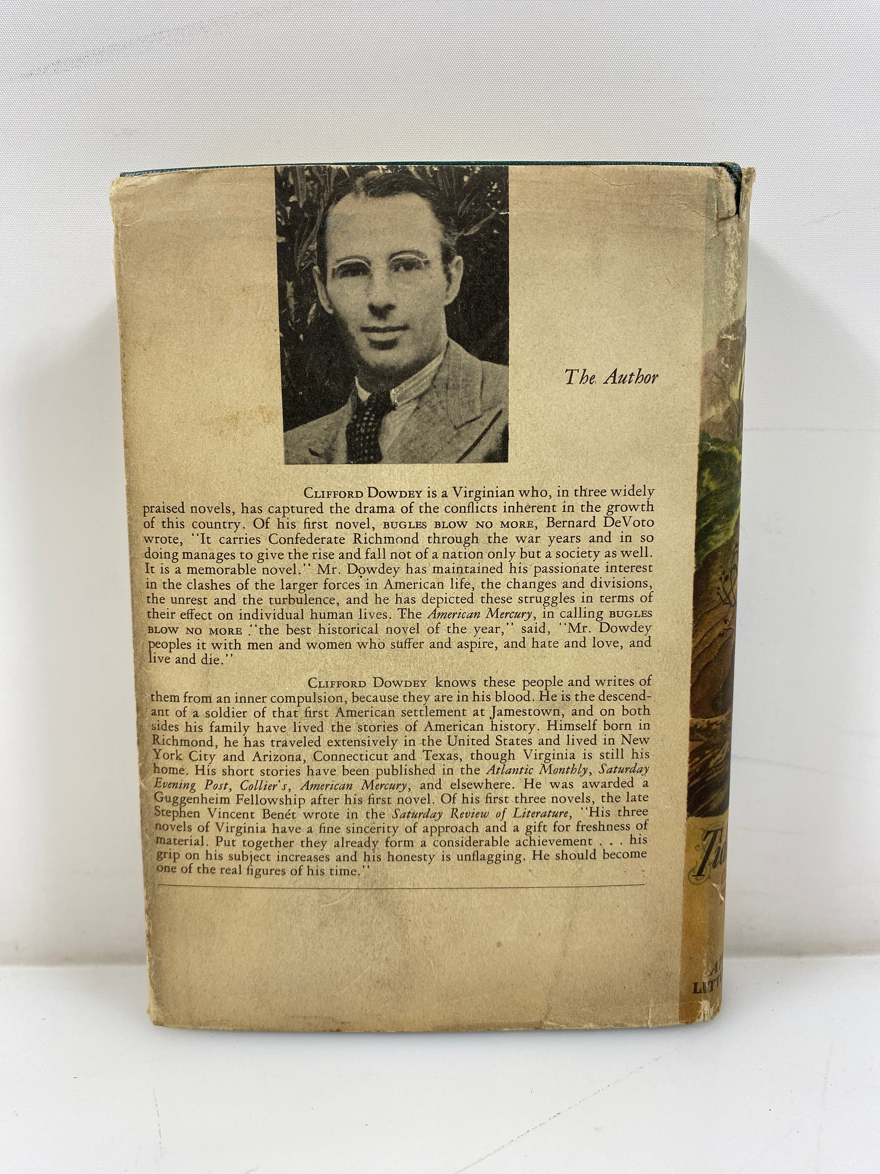 Tidewater by Clifford Dowdey 1943 HCDJ