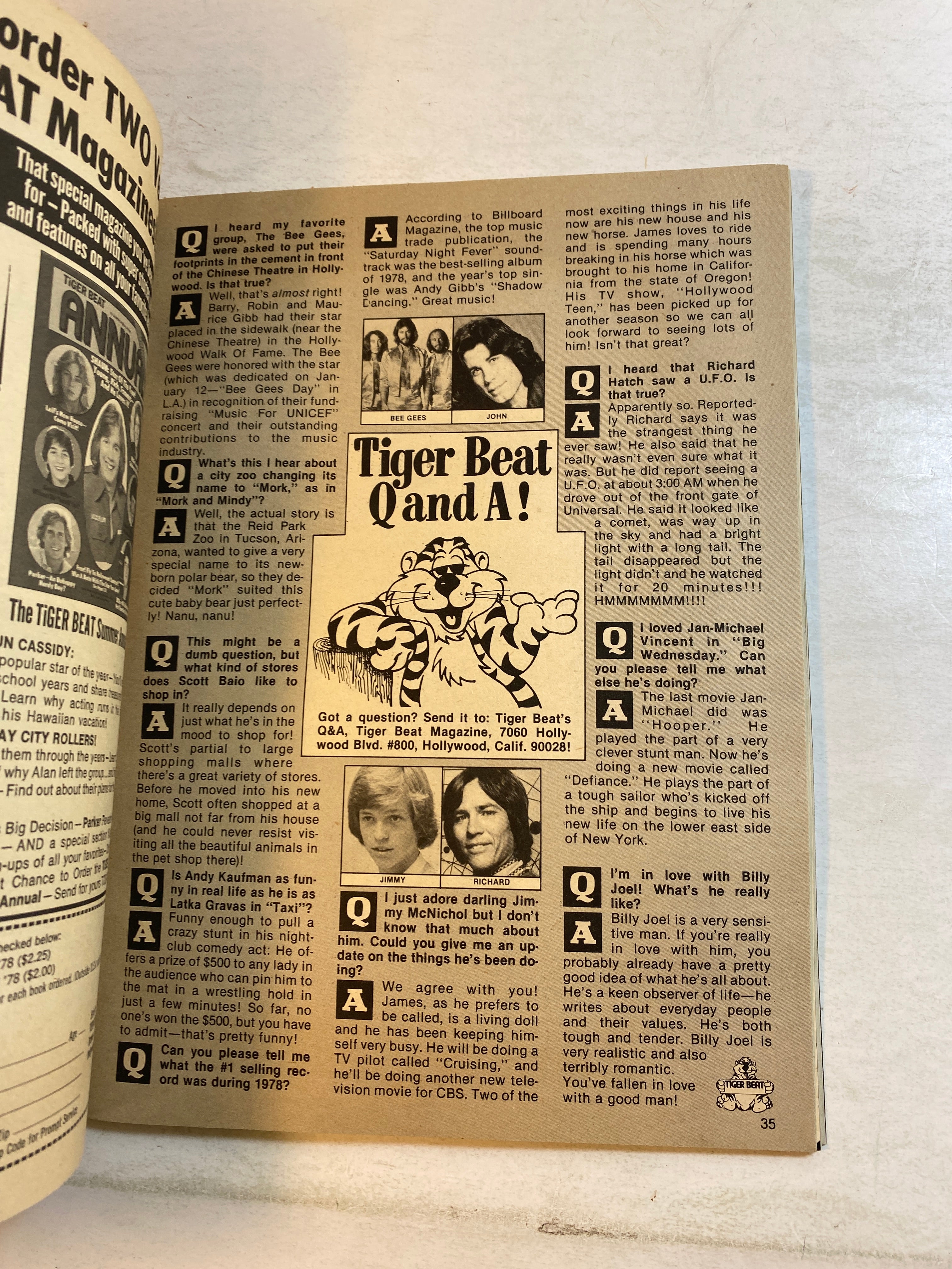 Tiger Beat Magazine April 1979 Scott Baio