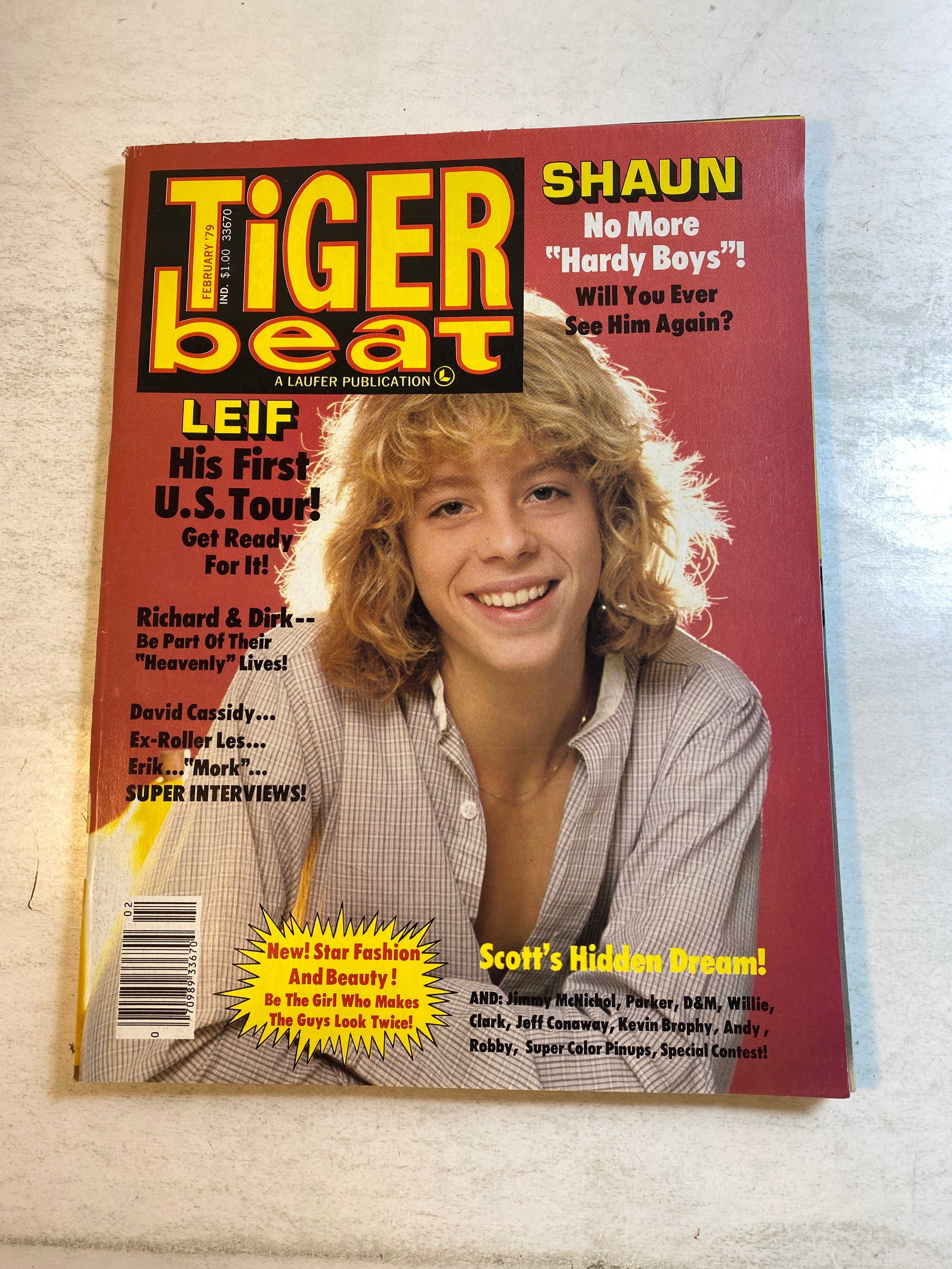 Tiger Beat Magazine February 1979 Leif Garrett