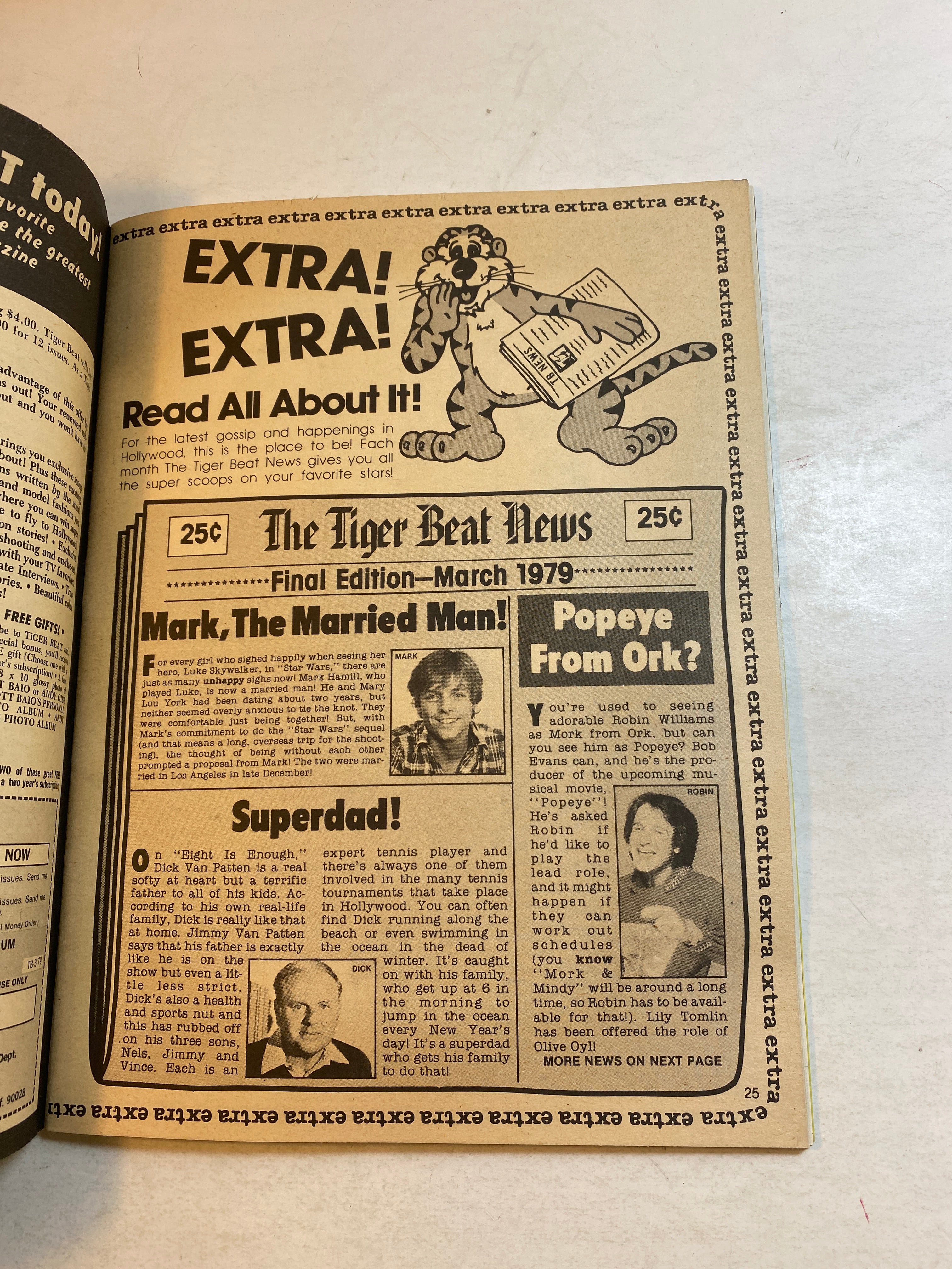 Tiger Beat Magazine March 1979 Leif Garrett
