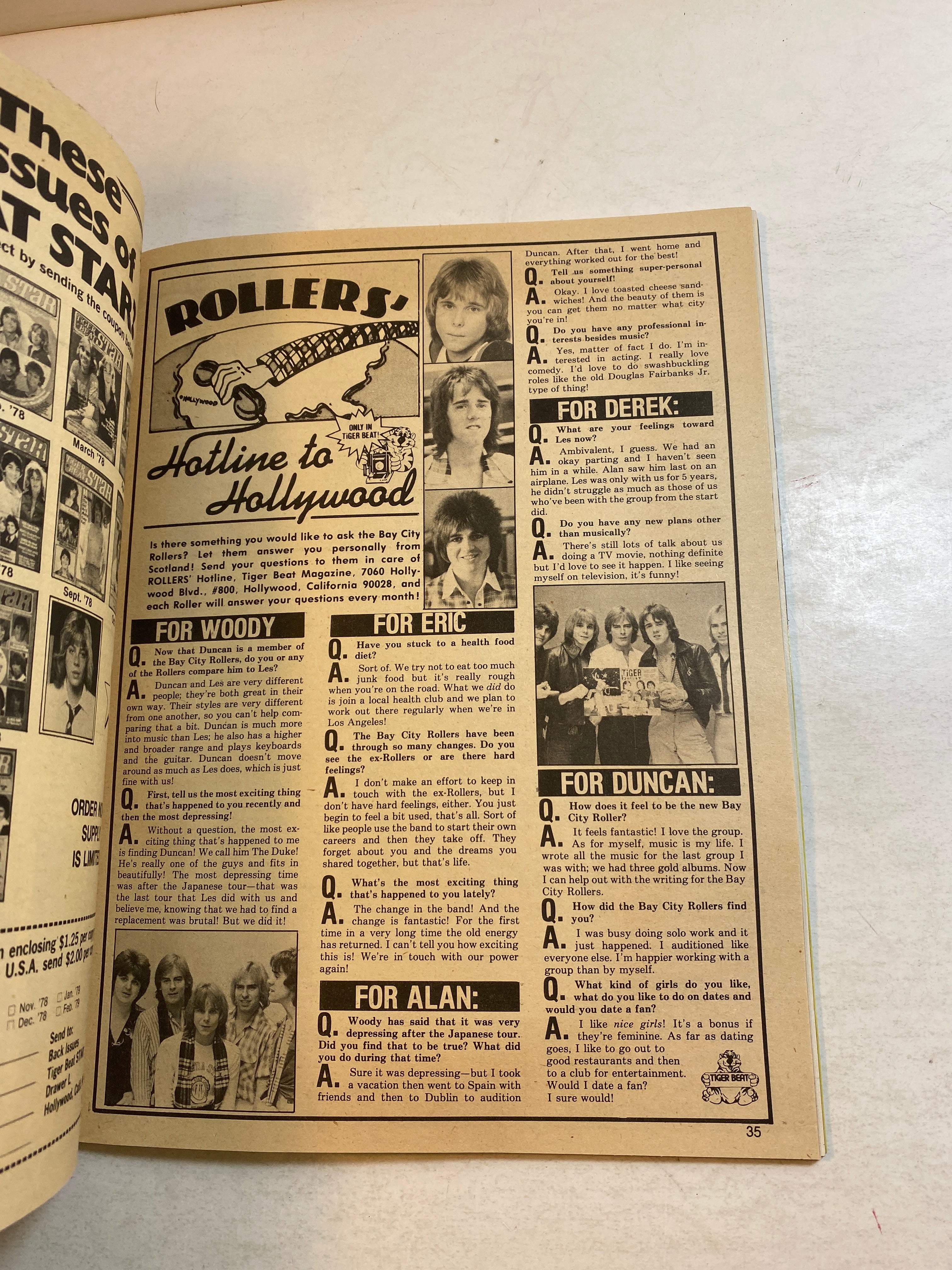 Tiger Beat Magazine March 1979 Leif Garrett