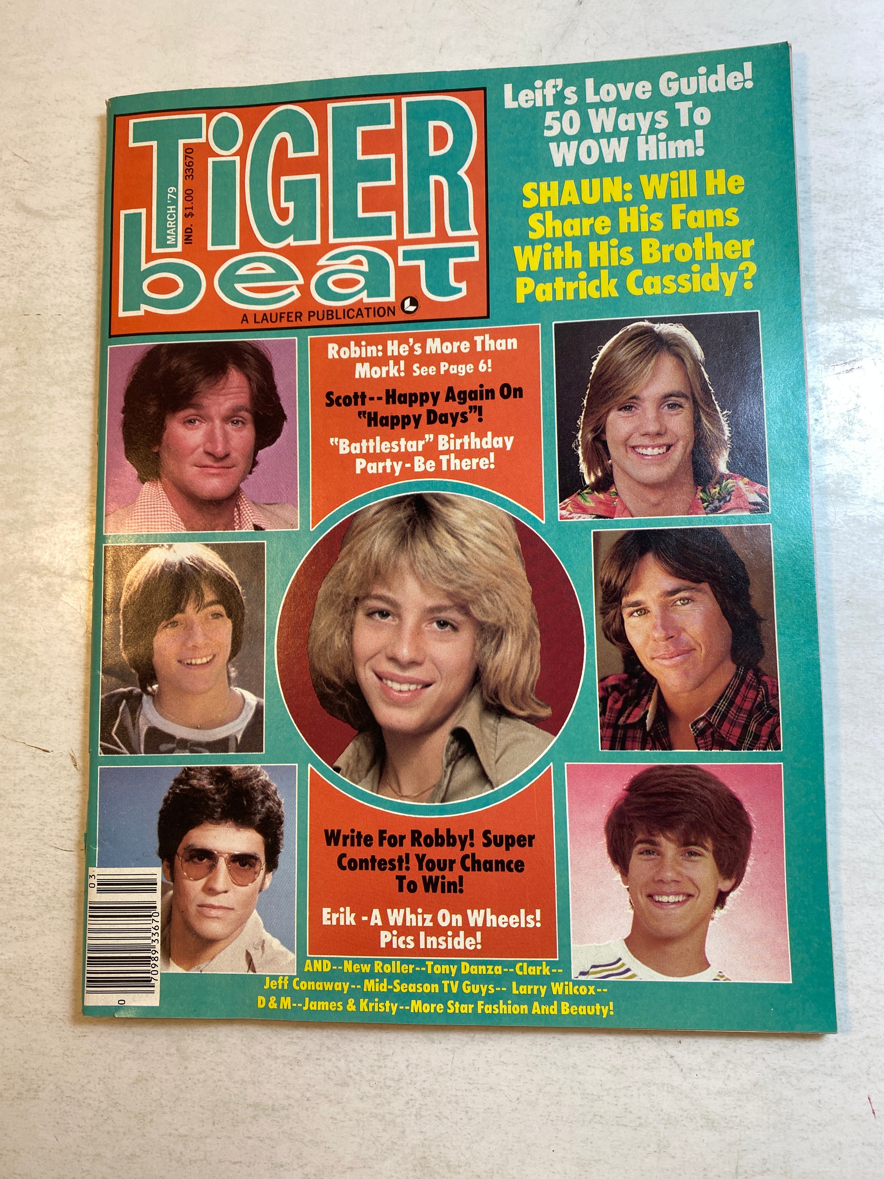 Tiger Beat Magazine March 1979 Leif Garrett