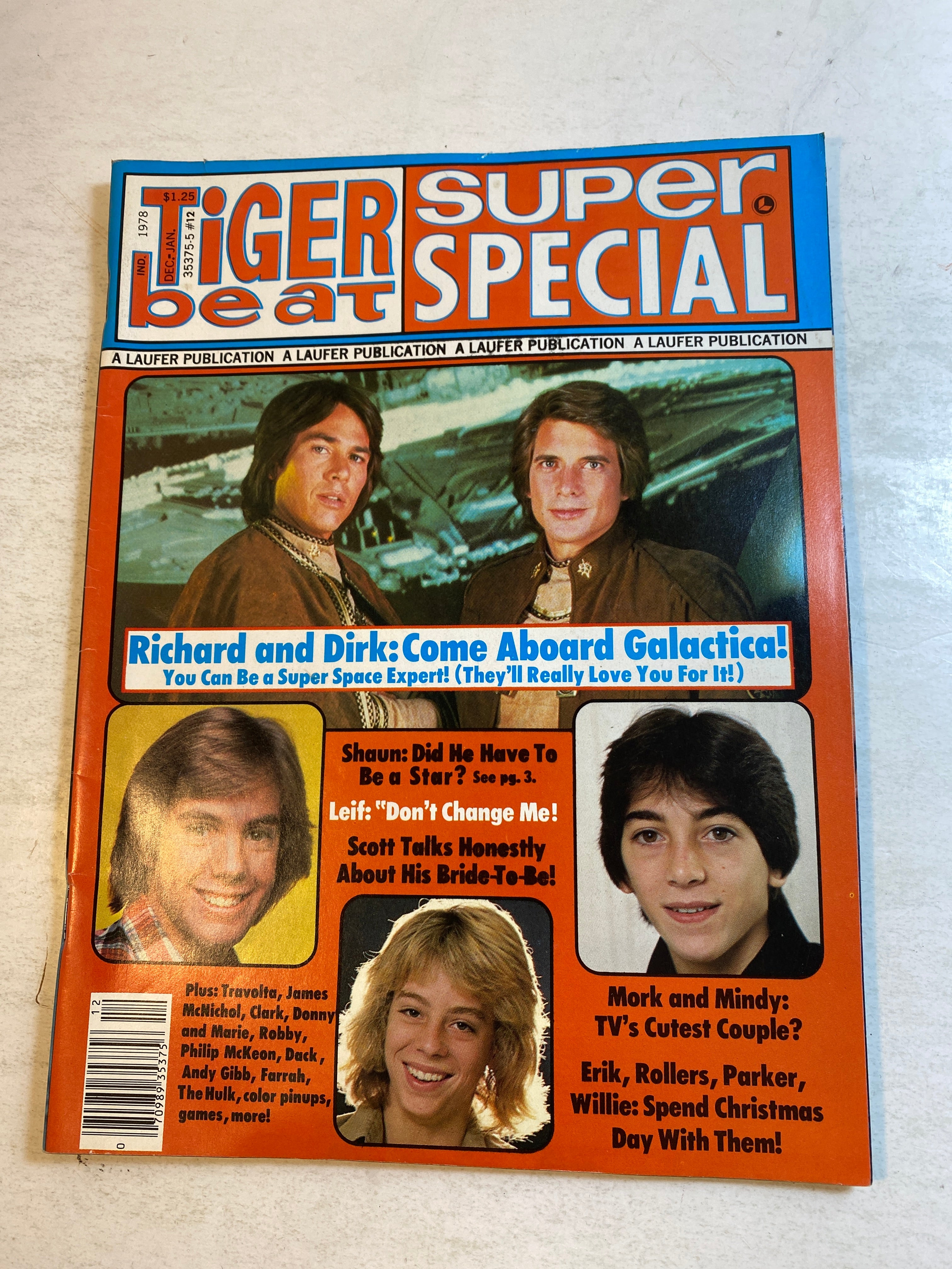 Tiger Beat Special Magazine Dec/Jan 1978 Battlestar Galactica
