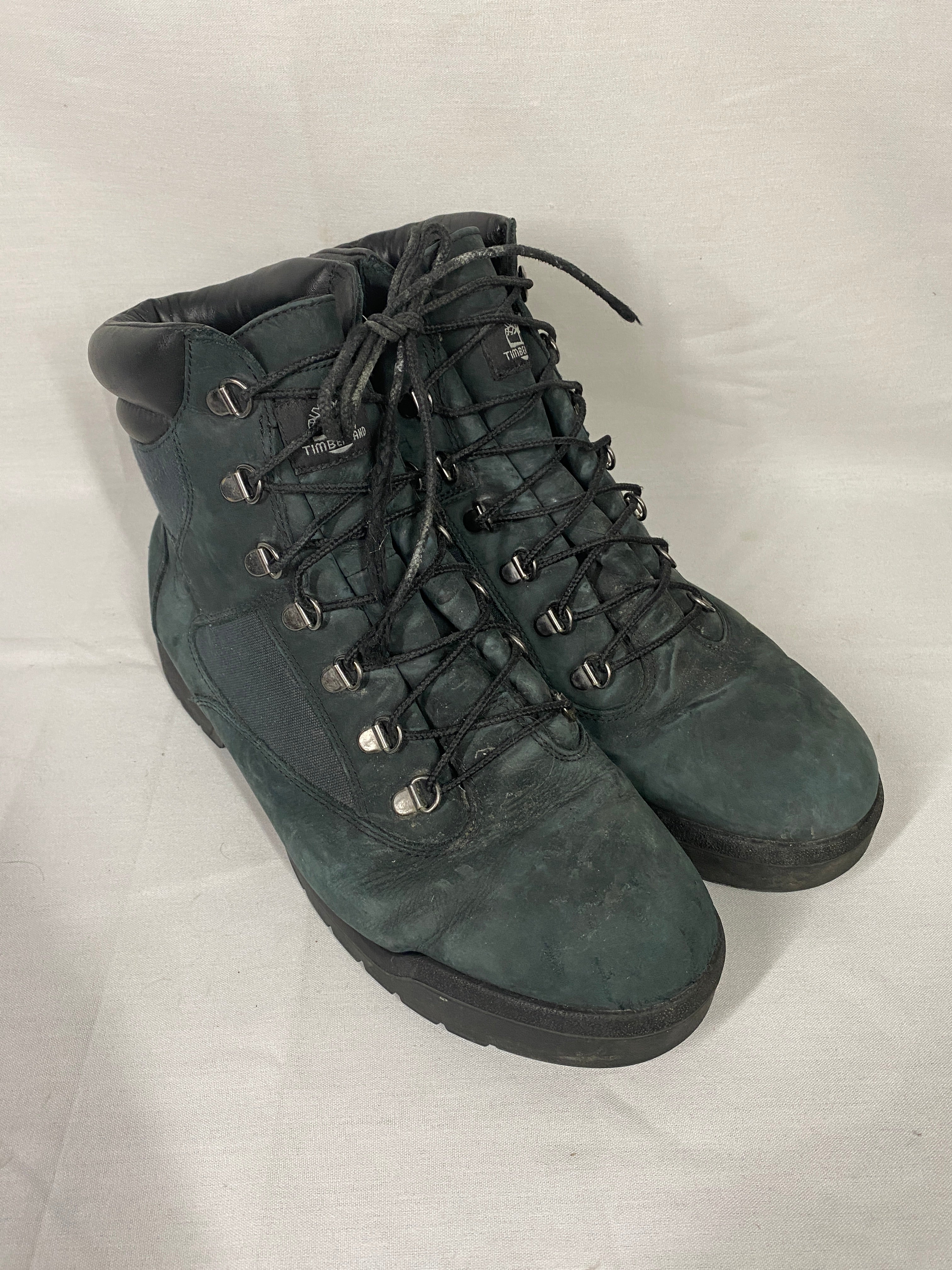 Timberland Dark Green Nubuck Finish 6" Waterproof Field Boot Men's Size 12