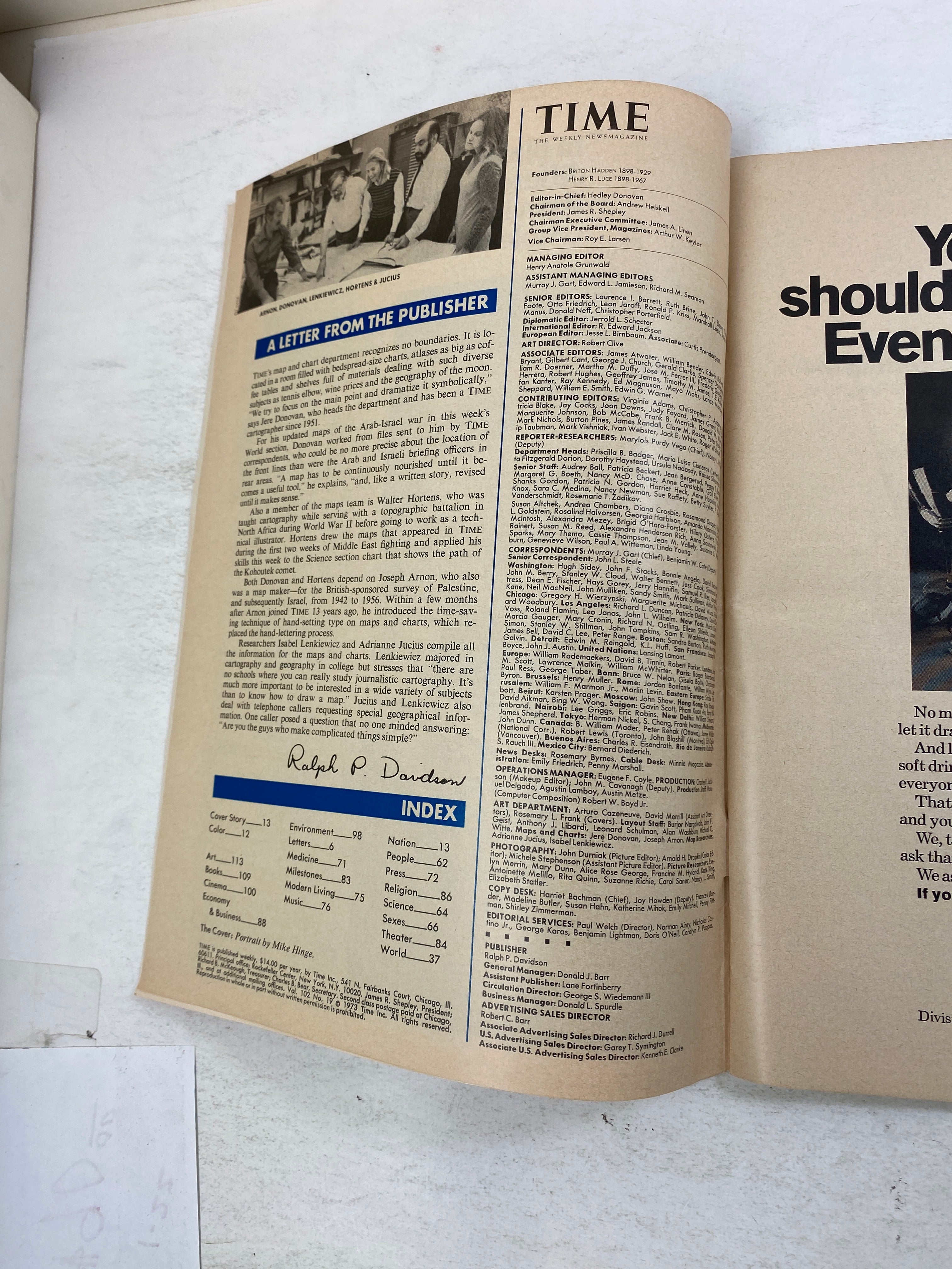 Time Magazine Richard Nixon Impeachment November 1973