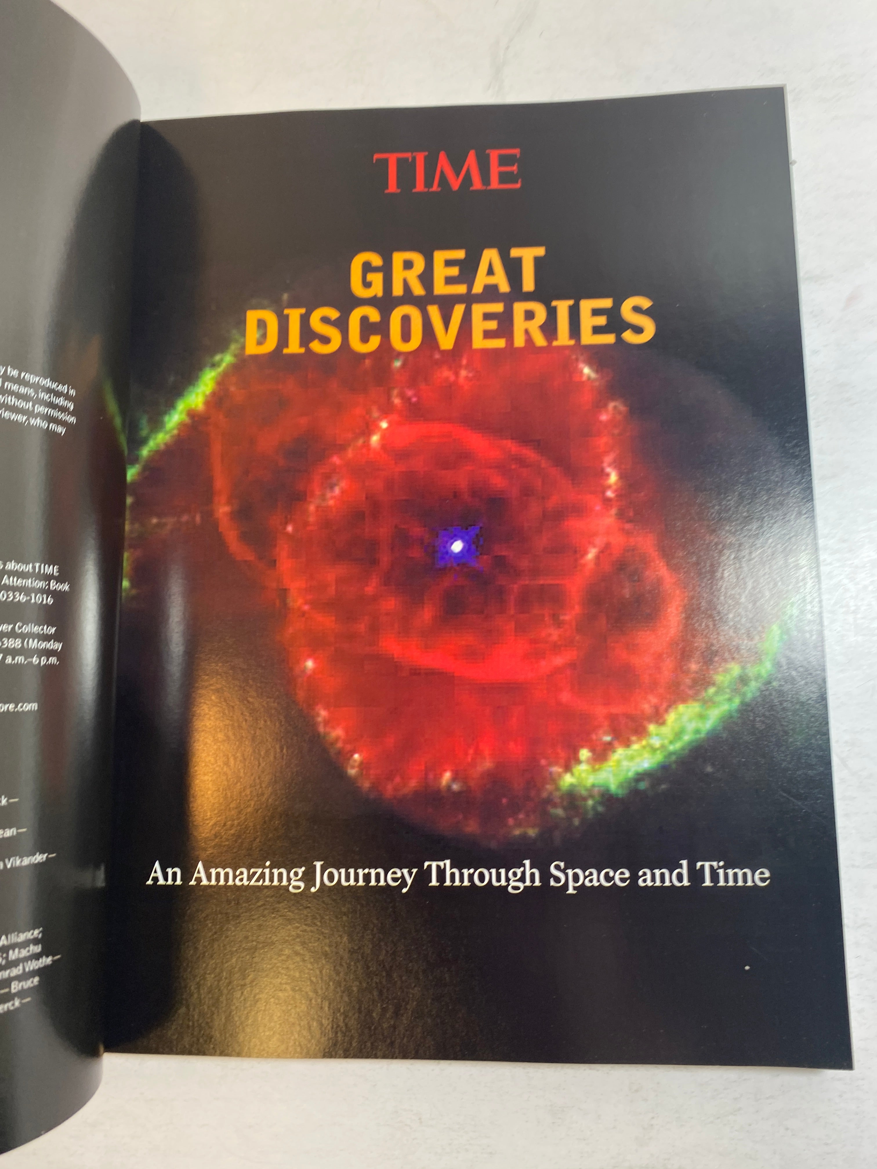 Time Magazine Special Great Discoveries 2001