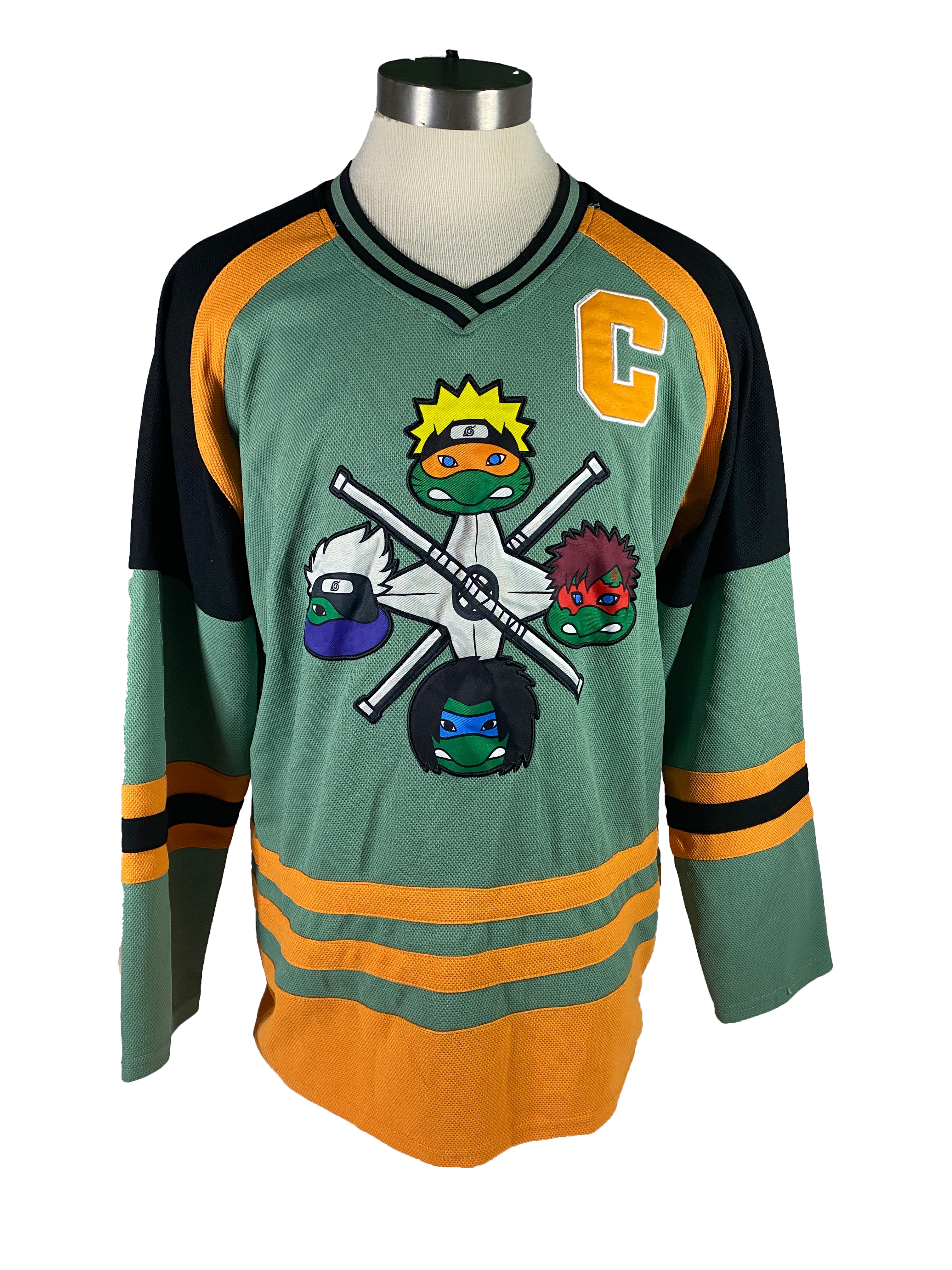 TMNT X Naruto Hockey Jersey Men's Size S